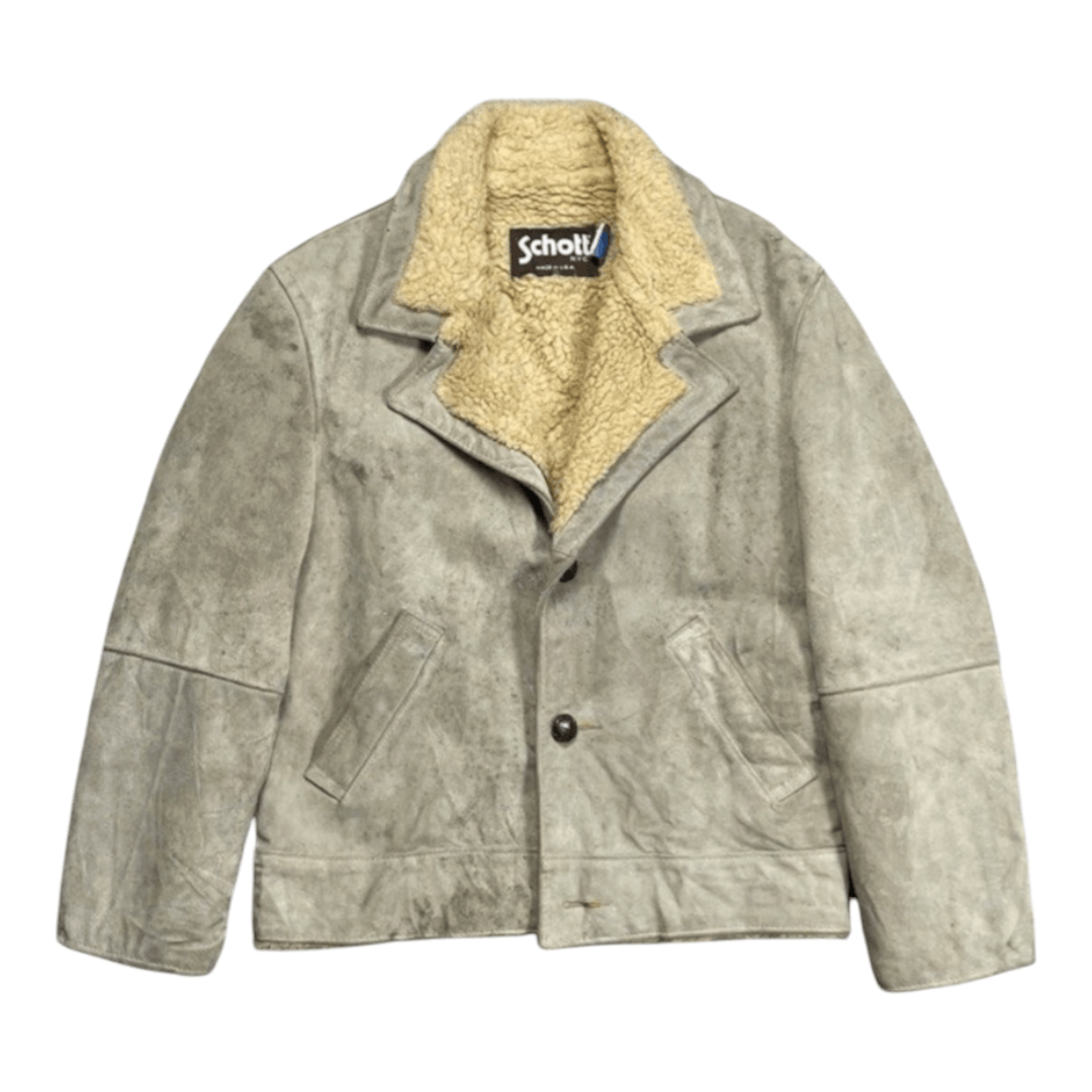Schott 🔥Rare item vintage schott N.Y.C suede leather jacket Size US L / EU 52-54 / 3 - 1 Thumbnail