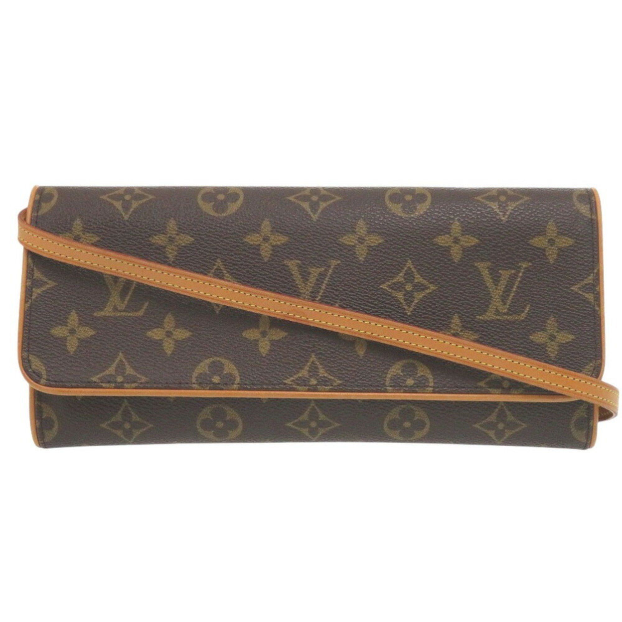 Louis Vuitton Pochette Twin Gm Monogram M51852 Shoulder Bag Lv 0733Louis Vuitton in Brown, Women's