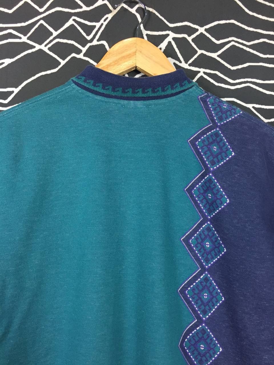 Vintage Vtg HEAD Tennis Brand Aztec Native Style Polo Tee Size US M / EU 48-50 / 2 - 7 Thumbnail