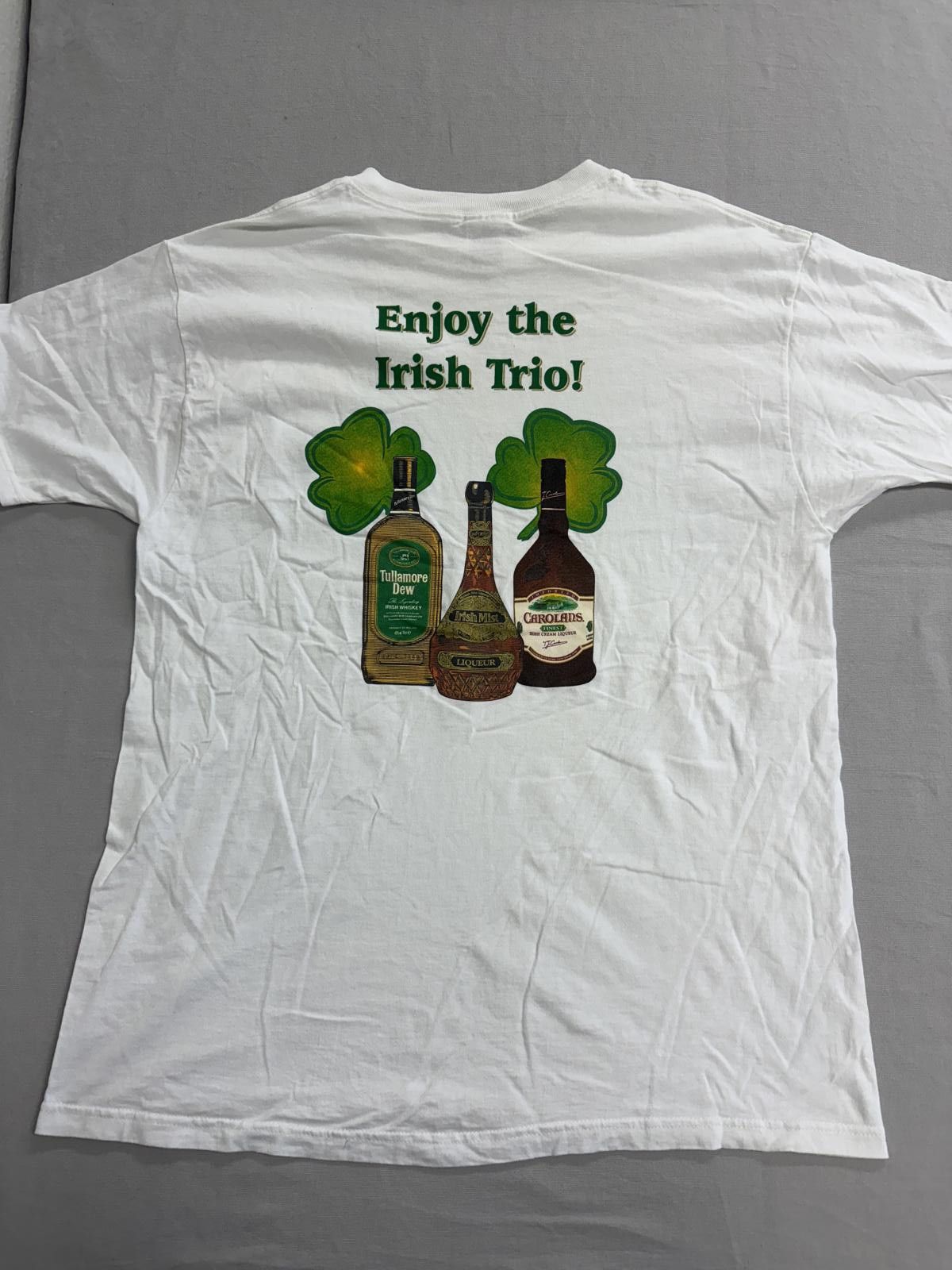 Fruit Of The Loom Irish Alcohol T-shirt Tullamore Dew Irish Mist Carolans XL Size US XL / EU 56 / 4 - 3 Thumbnail