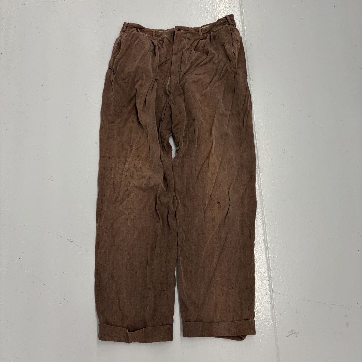 Other × Streetwear “Baovicto” Pleated Pants (Brown) | Grailed
