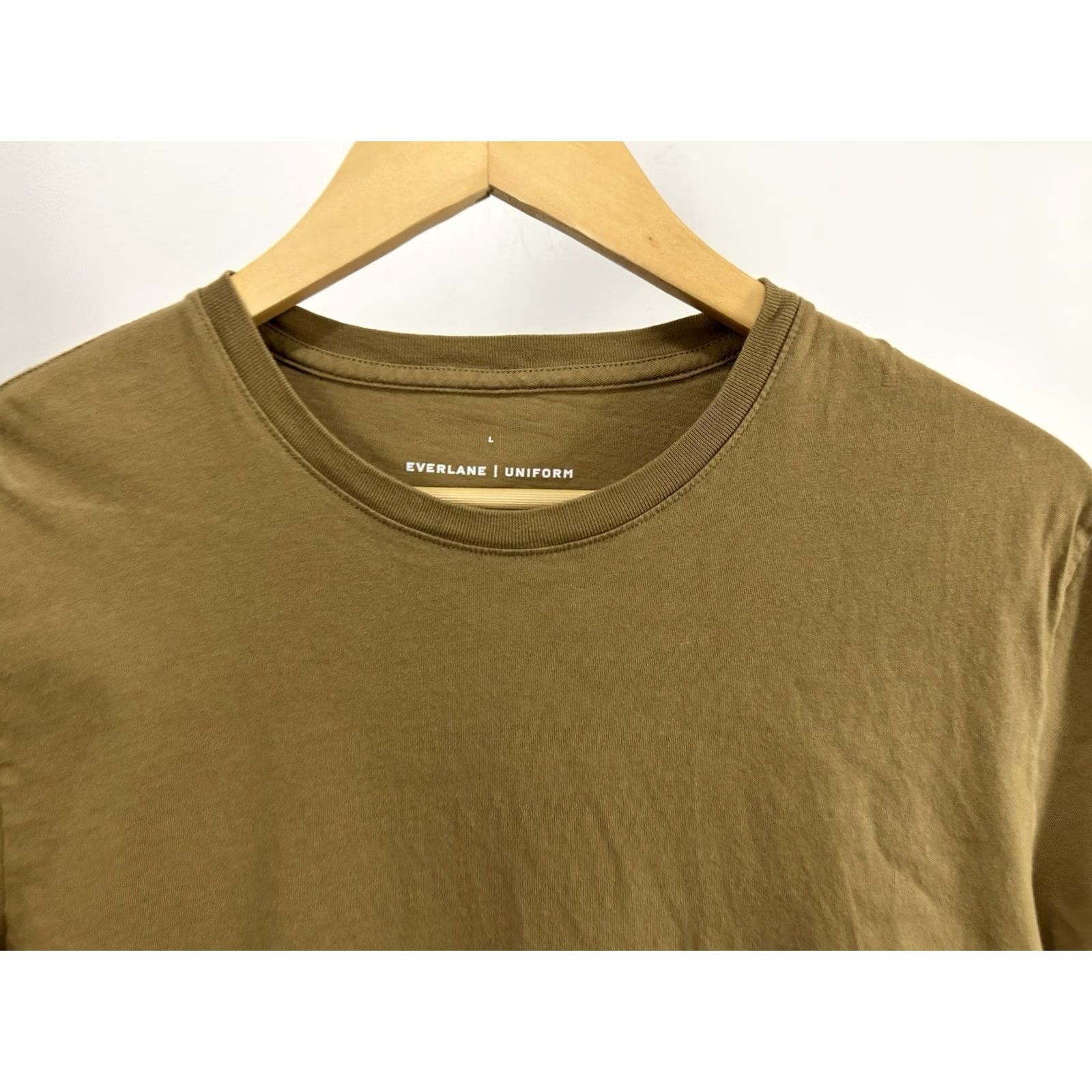 Everlane Everlane Uniform Embroidered Logo T-Shirt Mens Brown Organic Cotton T-Shirt L Size US L / EU 52-54 / 3 - 5 Thumbnail