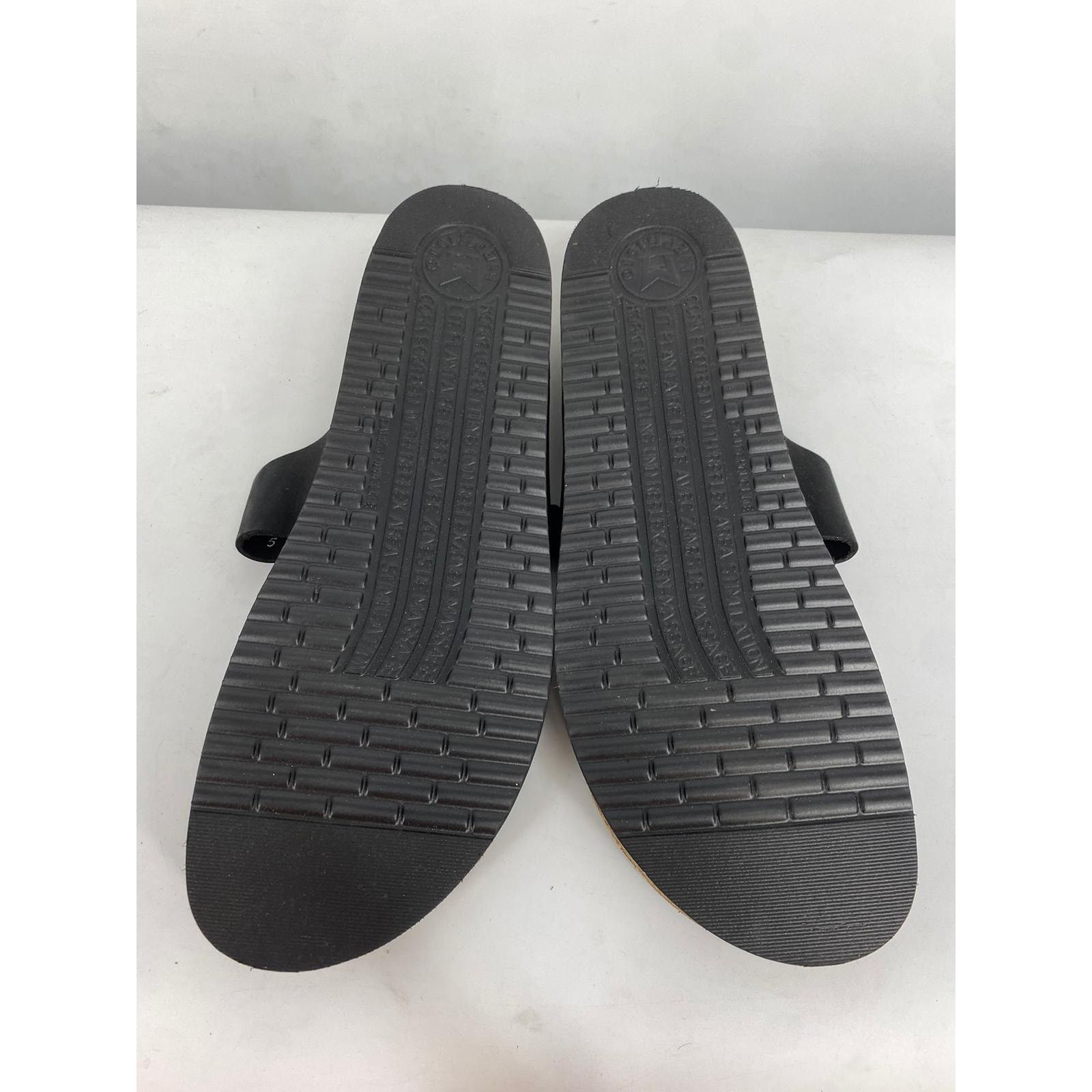 Mephisto MEPHISTO WOMENS HELEN CORK FOOTBED SANDAL BUCK BLACK SIZE 12 Size US 12 / IT 42 - 5 Thumbnail