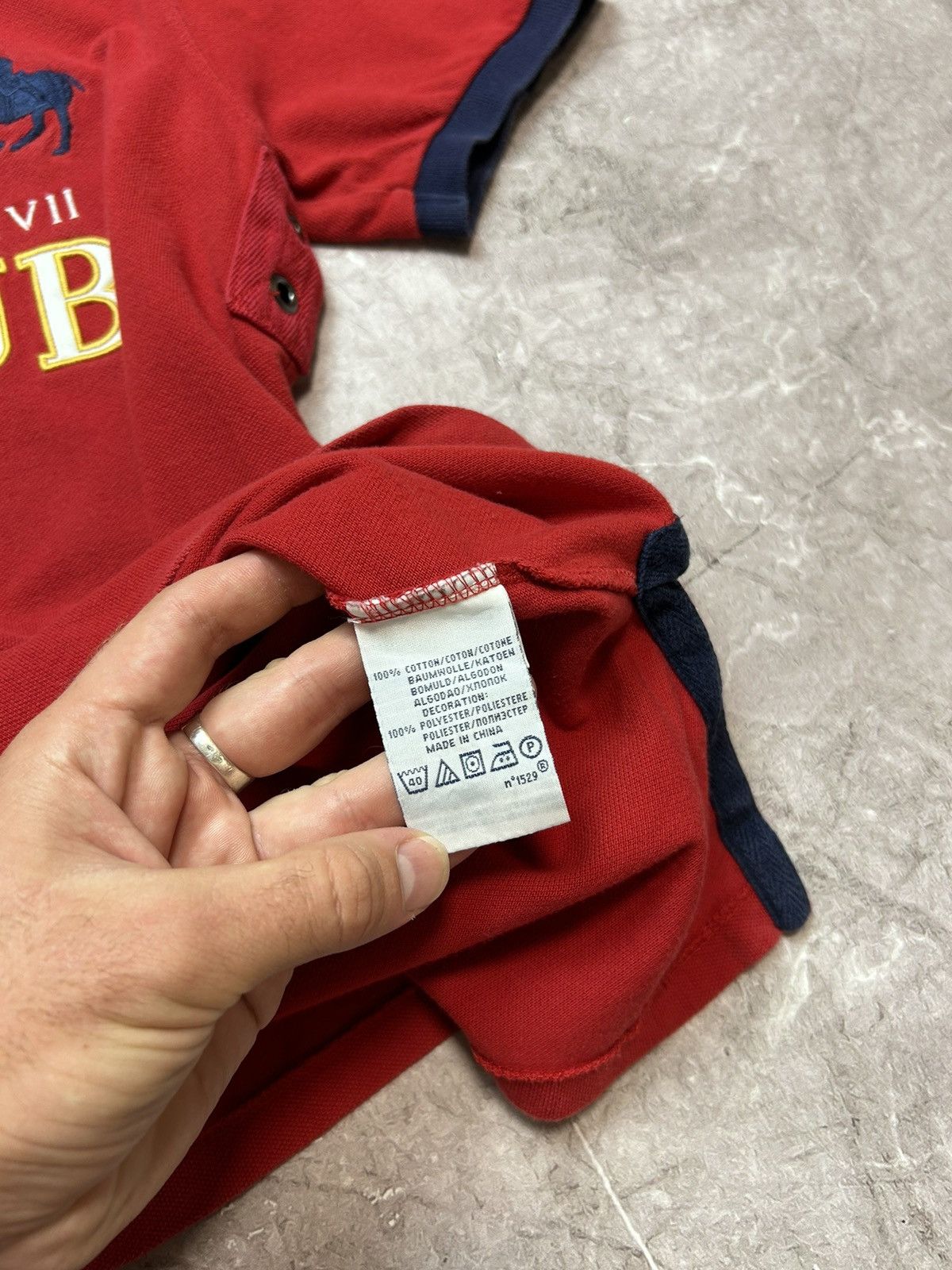 Polo Ralph Lauren × Vintage Vintage Polo Ralph Lauren big logo rugby polo shirt 90's Size US L / EU 52-54 / 3 - 5 Thumbnail