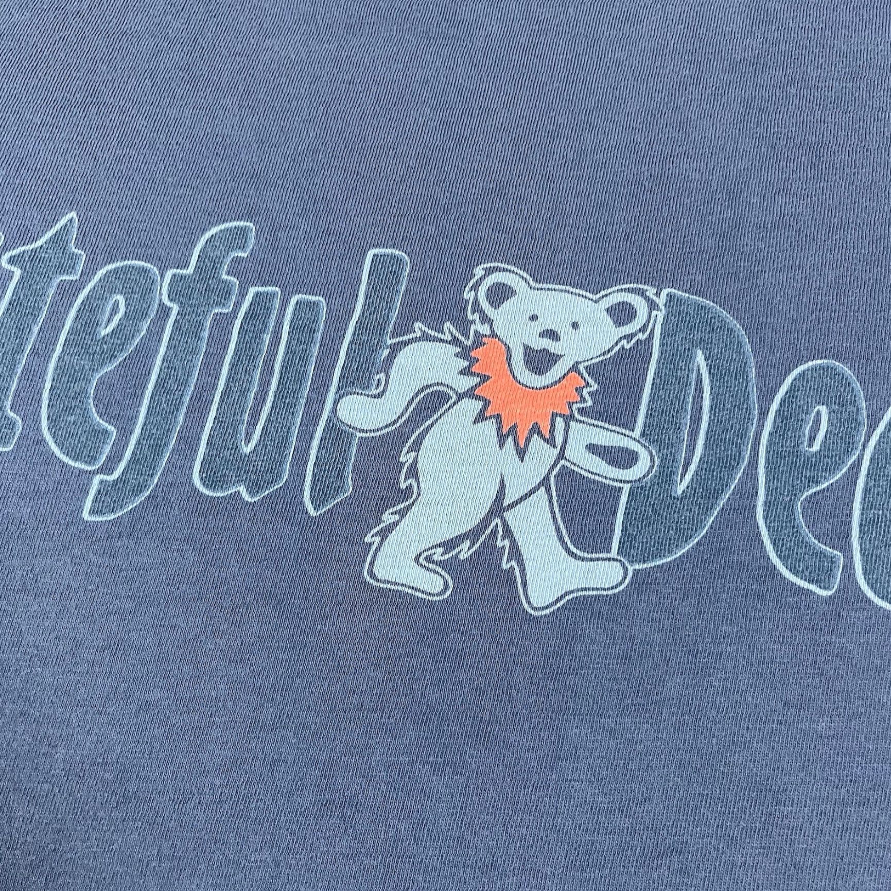 Vintage Grateful Dead Shirt Mens Medium Blue Dancing Bear Graphic Pact Band Rock Tee Size US M / EU 48-50 / 2 - 6 Thumbnail