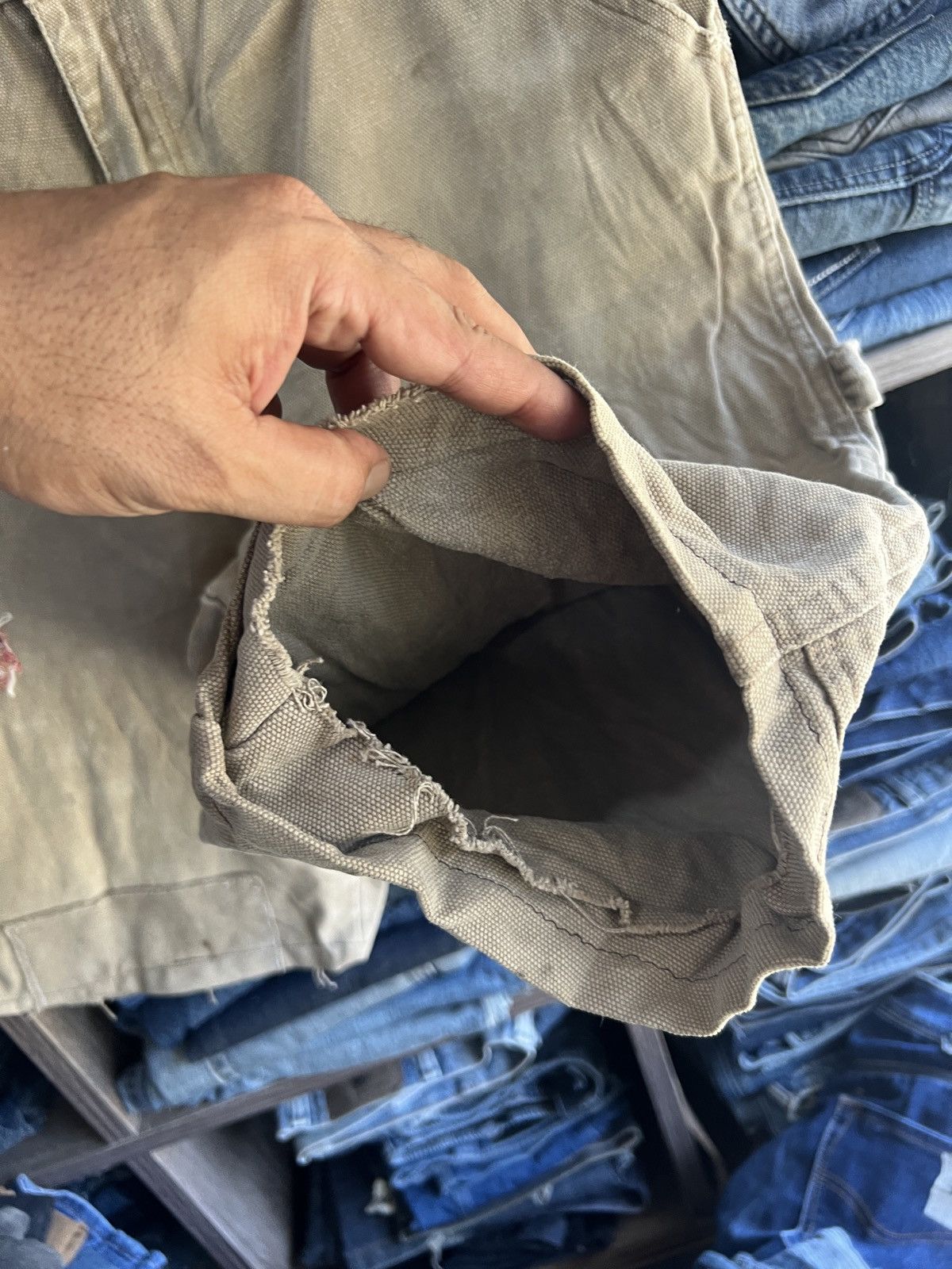 🔥Vintage Wolverine Distressed Carpenter Cropped Pant