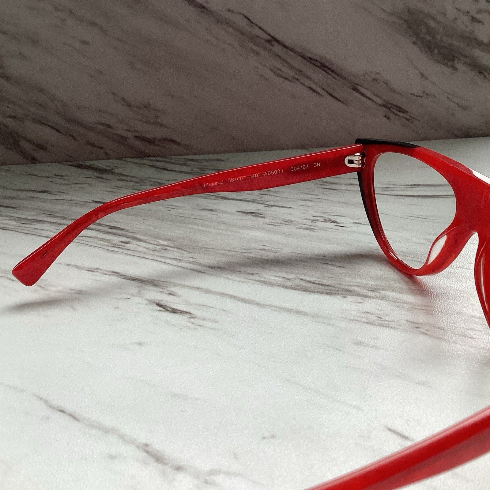 Alain Mikli Alain Mikli Womens Eyewear Frames Miss J Red AO5031, Cat Eye Size ONE SIZE - 5 Thumbnail