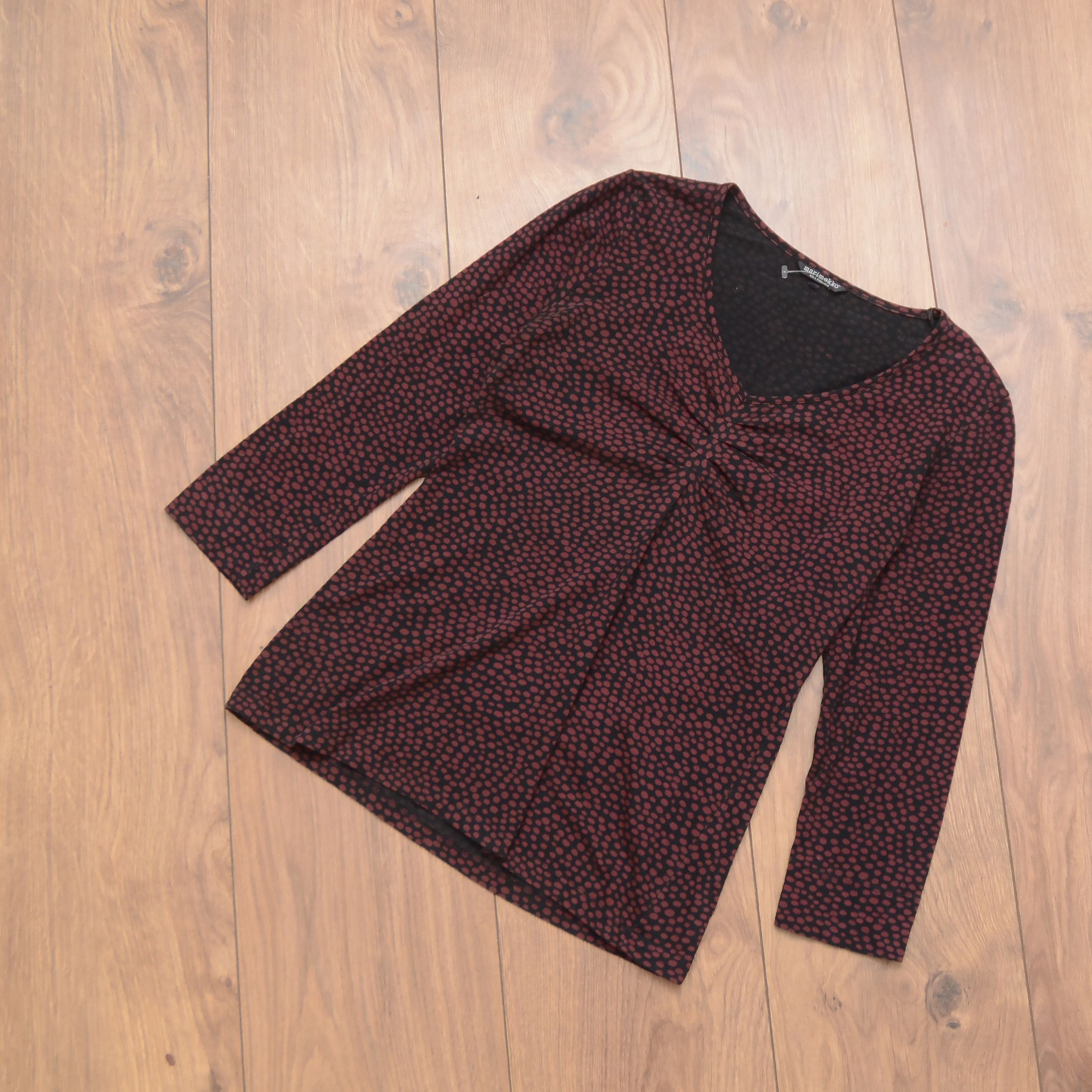 Marimekko MARIMEKKO Mika Piirainen Polla Dot Pullover Blouse size S Size S / US 4 / IT 40 - 6 Thumbnail