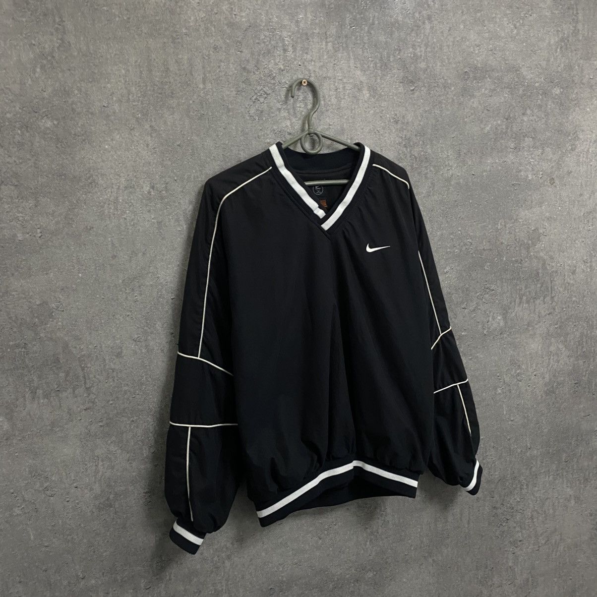 Nike Vintage 90s Nike Nylon Sweatshirt Baggy Y2K Size US S / EU 44-46 / 1 - 3 Thumbnail