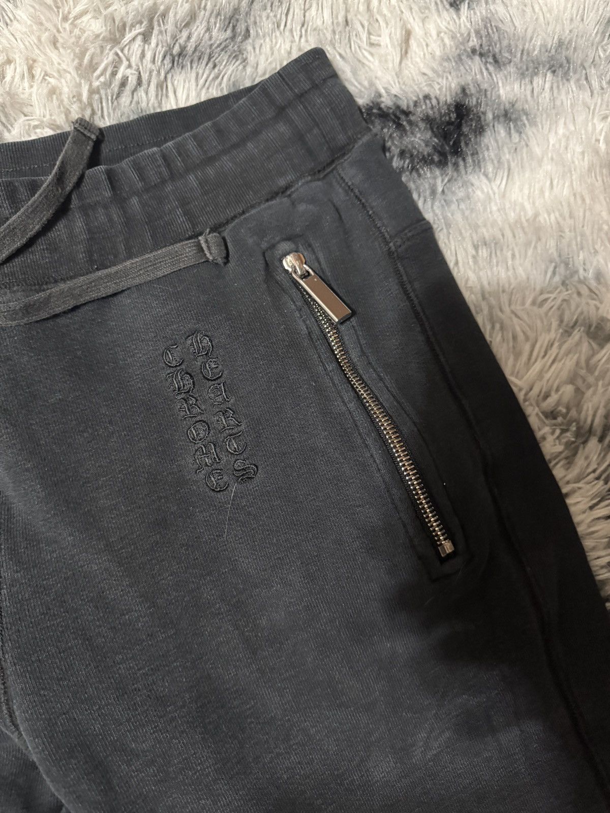 Chrome Hearts Chrome Hearts Black Y Not Sweatpants Size US 31 - 4 Thumbnail