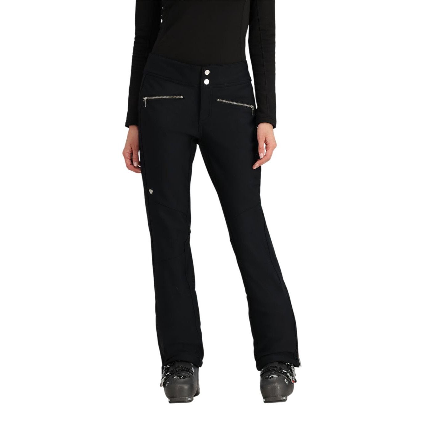 Obermeyer Obermeyer Black Ski Pants Women’s 10 Winter Snow Snowboardin Size 32" / US 10 / IT 46 - 2 Thumbnail