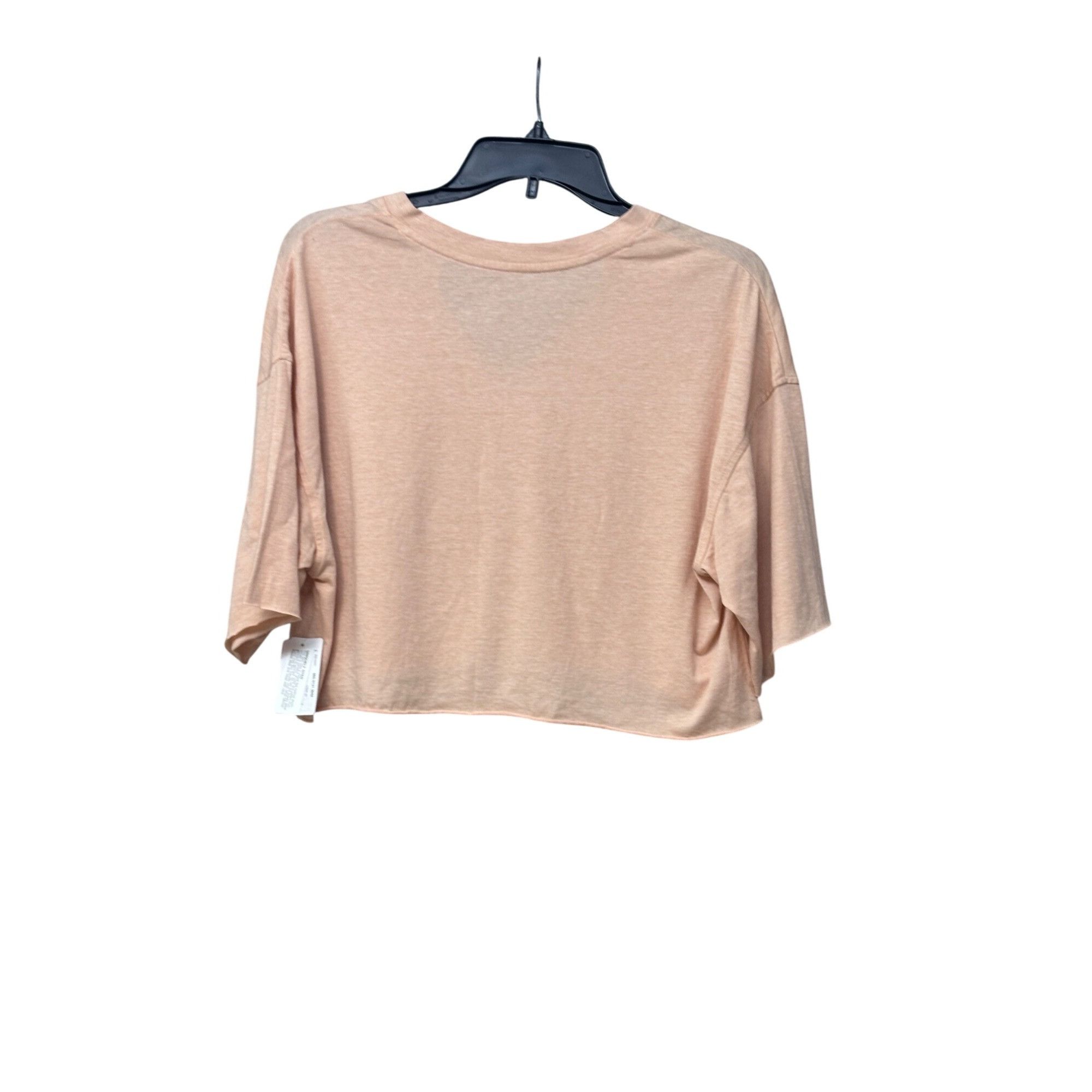 Other Flirtitude Terra Split Neck, Raw Hemline Cropped Tee, Blush, Size XS / US 0-2 / IT 36-38 - 5 Thumbnail