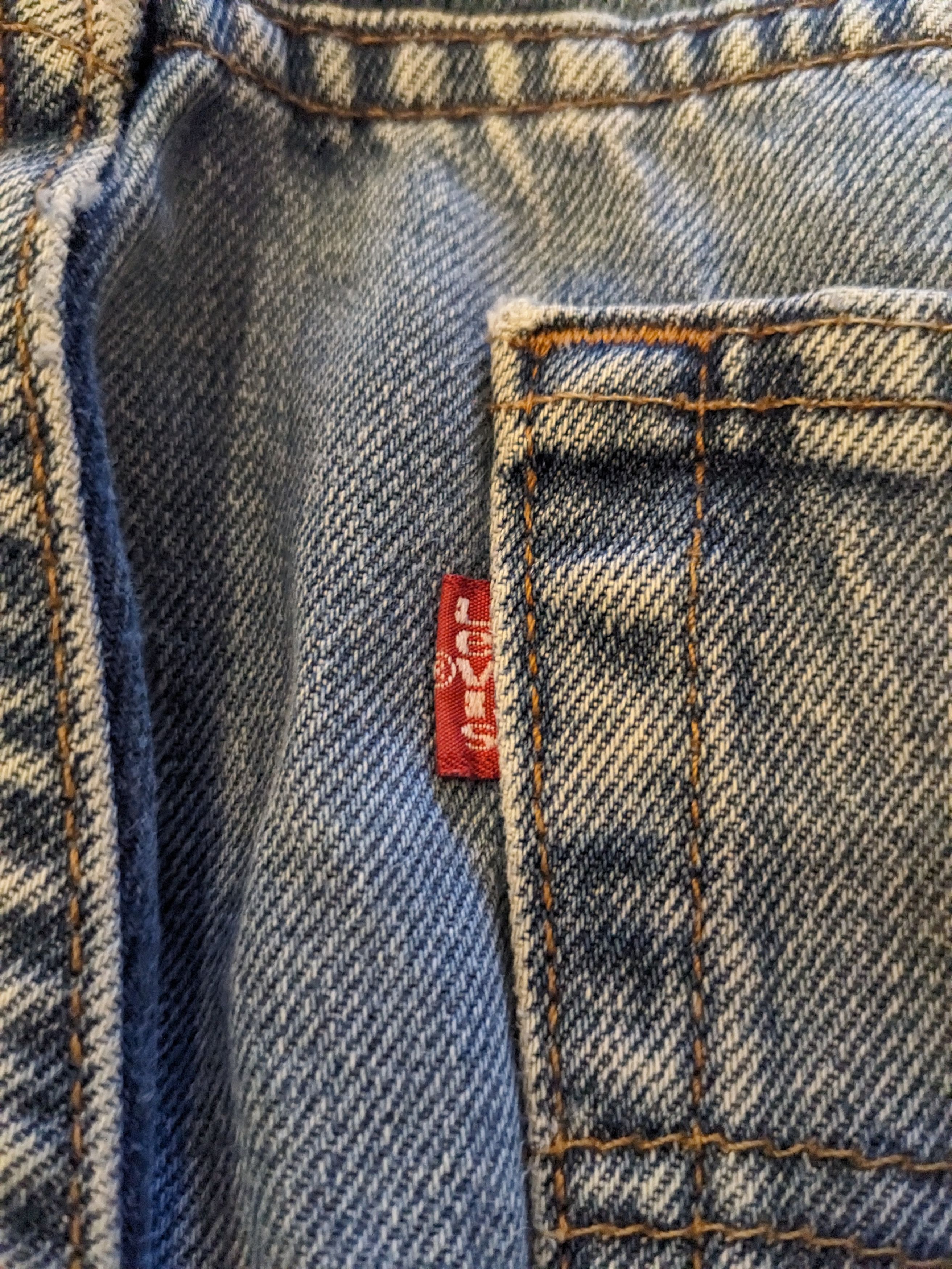 Levi's × Vintage Vintage 90s Levi's 505 34 x 30 Regular Straight Leg Denim Size US 34 / EU 50 - 3 Thumbnail