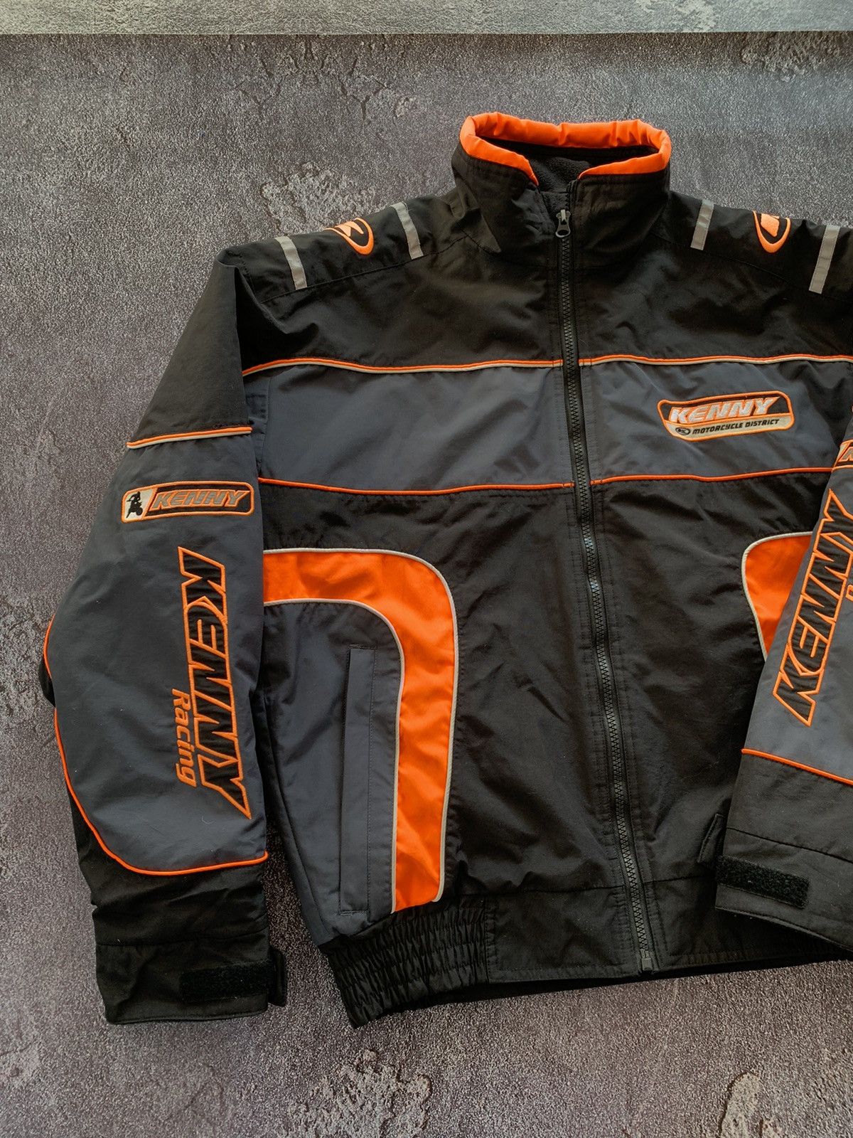 Vintage VTG Kenny Motorcycle Racing Black/Orange Jacket Y2K Size US M / EU 48-50 / 2 - 7 Thumbnail