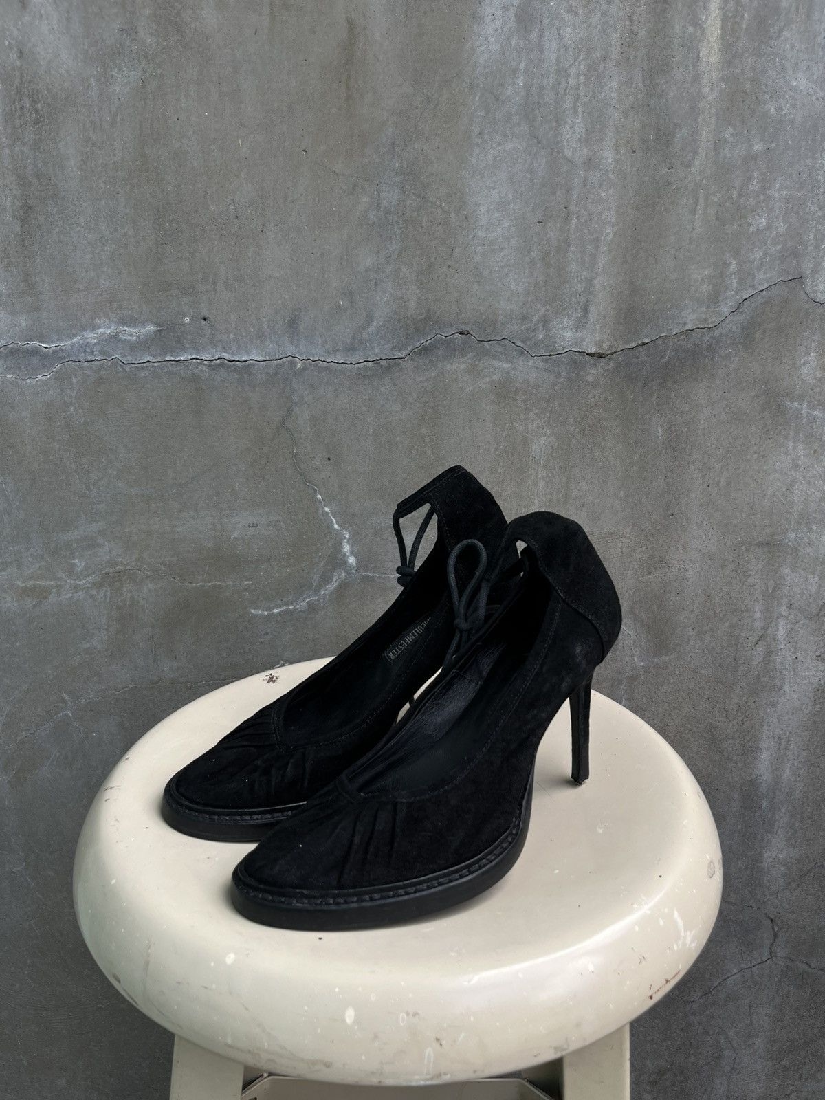 Ann Demeulemeester Cone Strapped Heels Size US 6 / IT 36 - 4 Thumbnail