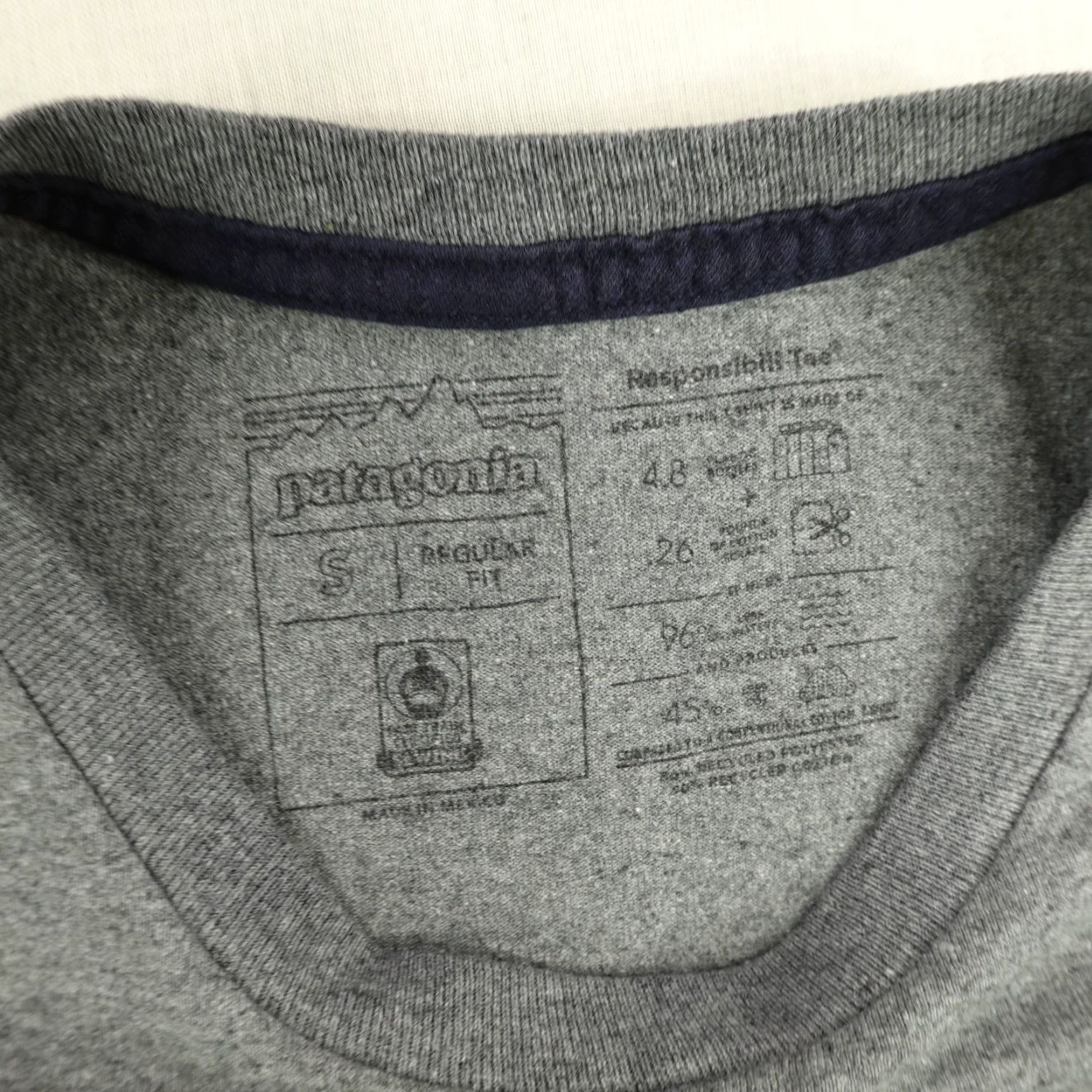Patagonia VINTAGE Patagonia Shirt Mens Small Gray Bear Wild Fish Waters Responsibility Tee Hiking Size US S / EU 44-46 / 1 - 7 Thumbnail