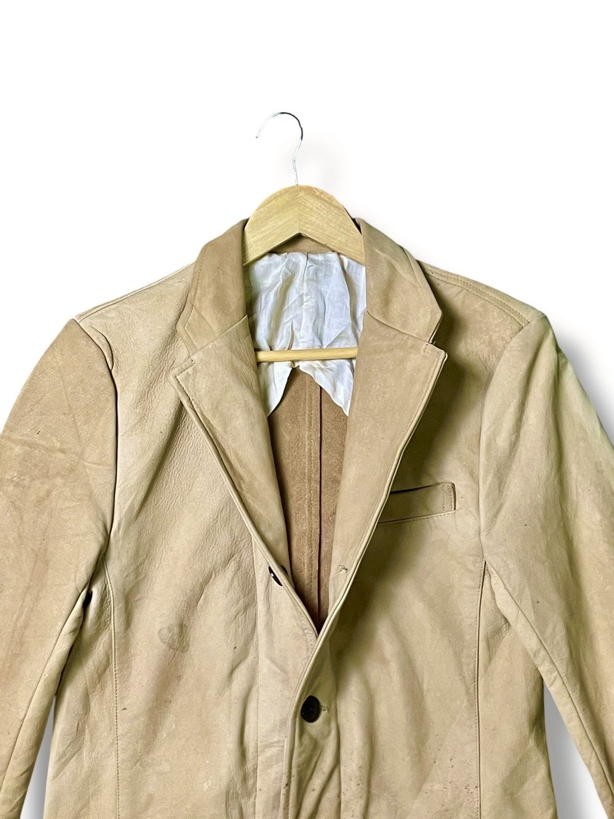 Japanese Brand × Vintage Japanese Brand Shama Leather Suede Coat (48) Size US XS / EU 42 / 0 - 4 Thumbnail