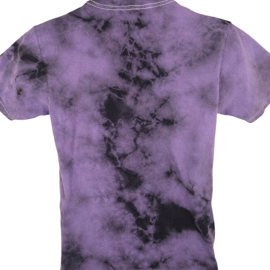 Vintage Badtz Maru T Shirt Mens Size Small Purple Sanrio Bioworld Tie Dye Japanese Size US S / EU 44-46 / 1 - 4 Thumbnail