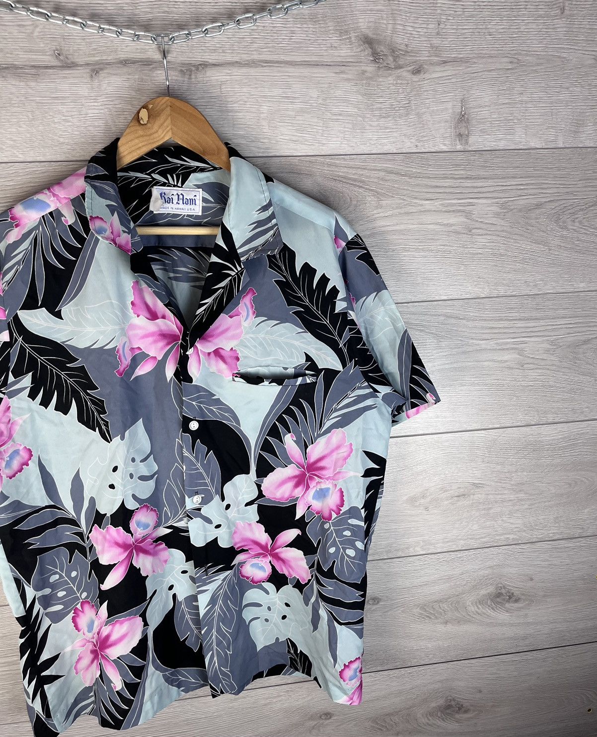 Vintage Vintage men’s Button-down shirt crazy shirt Hawaii made USA Size US L / EU 52-54 / 3 - 3 Thumbnail