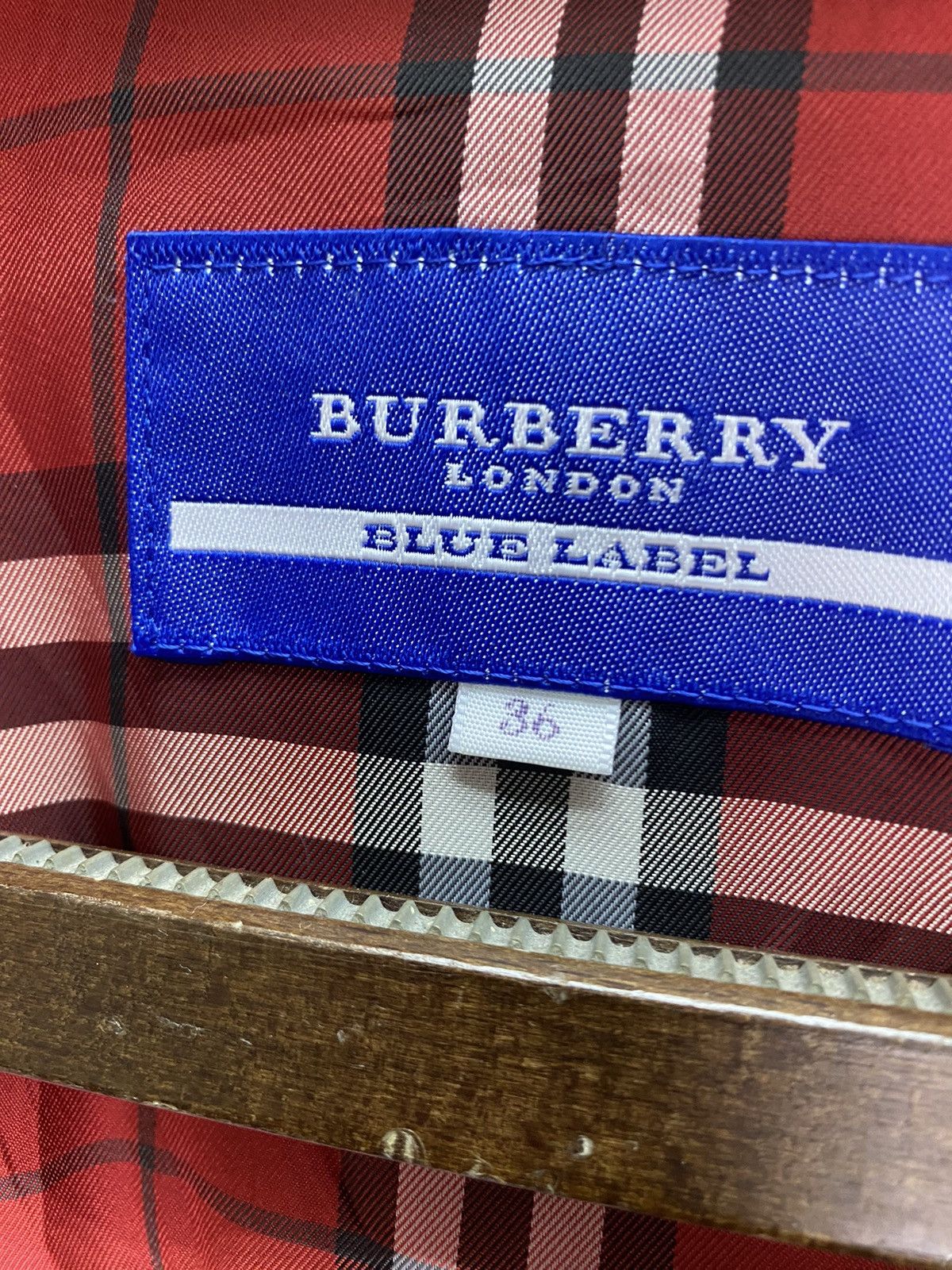 Burberry Burberry London Blue Label wool pea coat nice jacket Size S / US 4 / IT 40 - 11 Thumbnail