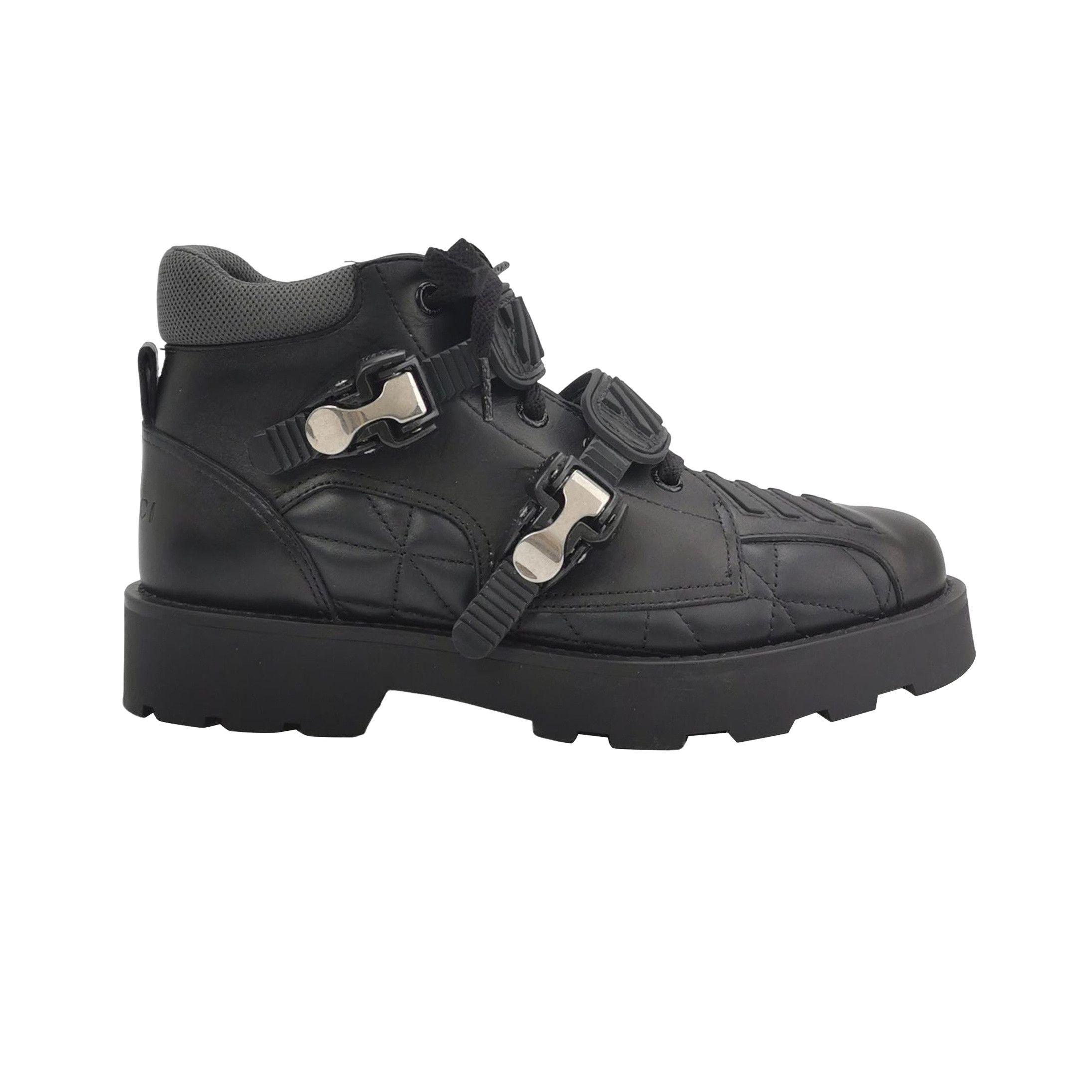 Gucci Gucci Buckle Leather Low-Top Sneakers 39 Size US 6 / EU 39 - 1 Thumbnail