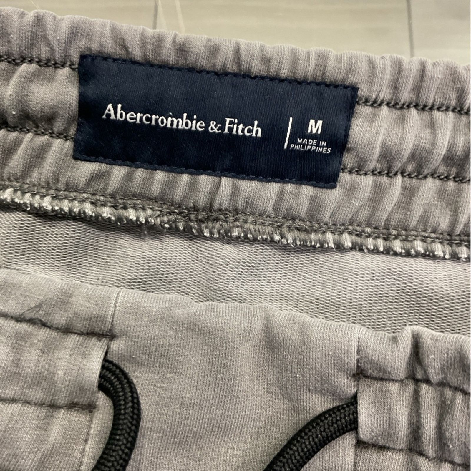 Abercrombie & Fitch Abercrombie & Fitch Gray Drawstring Sweatpants Size US 34 / EU 50 - 3 Thumbnail