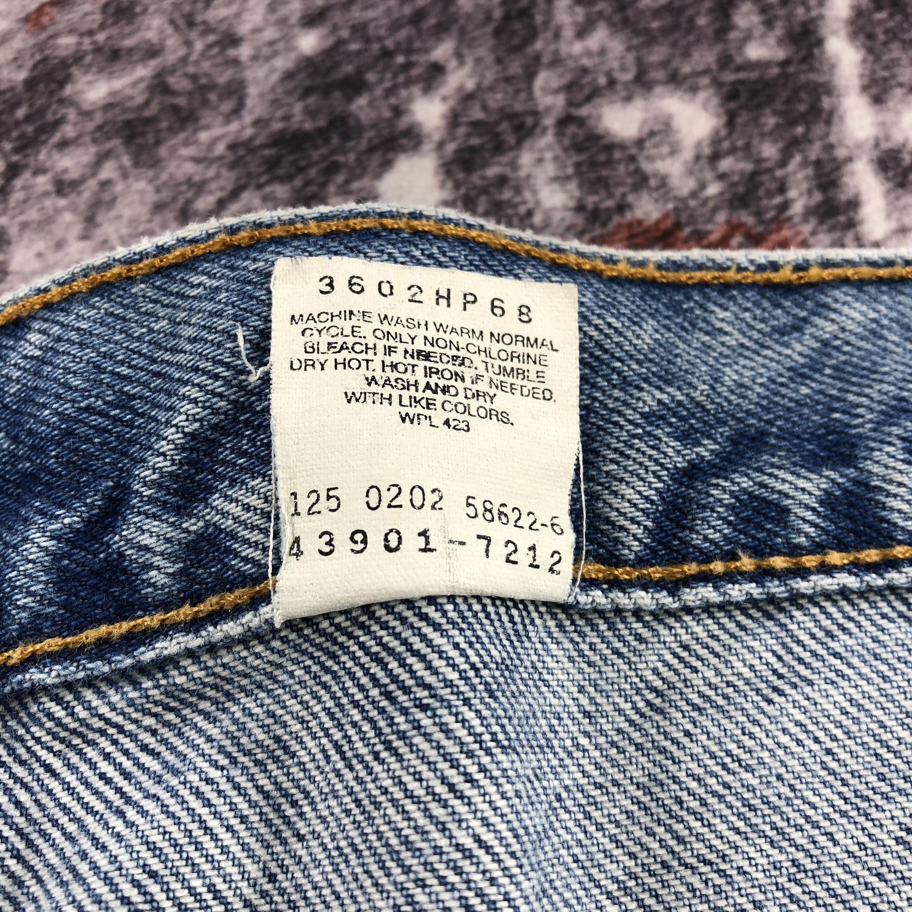 Levi's × Vintage Vintage 90s Blue Wash Levis Jeans-JM2558 Size US 38 / EU 54 - 11 Thumbnail