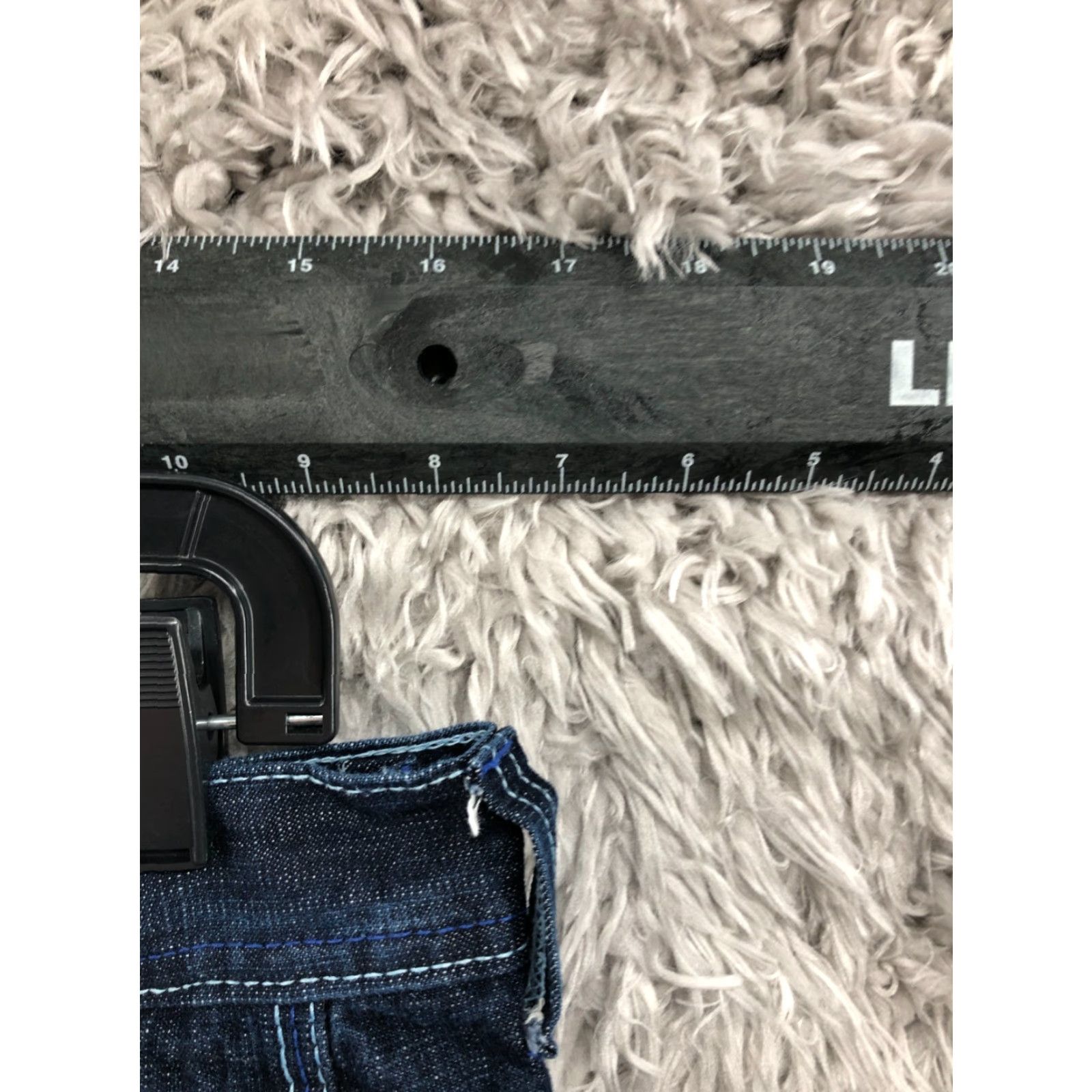 Denime RK Bermuda Shorts Mens Regular Size 34 Mid Rise Dark Blue Denim Bermuda Shorts 5-Pocket Jeans Style Lovers Men Size US 34 / EU 50 - 2 Thumbnail