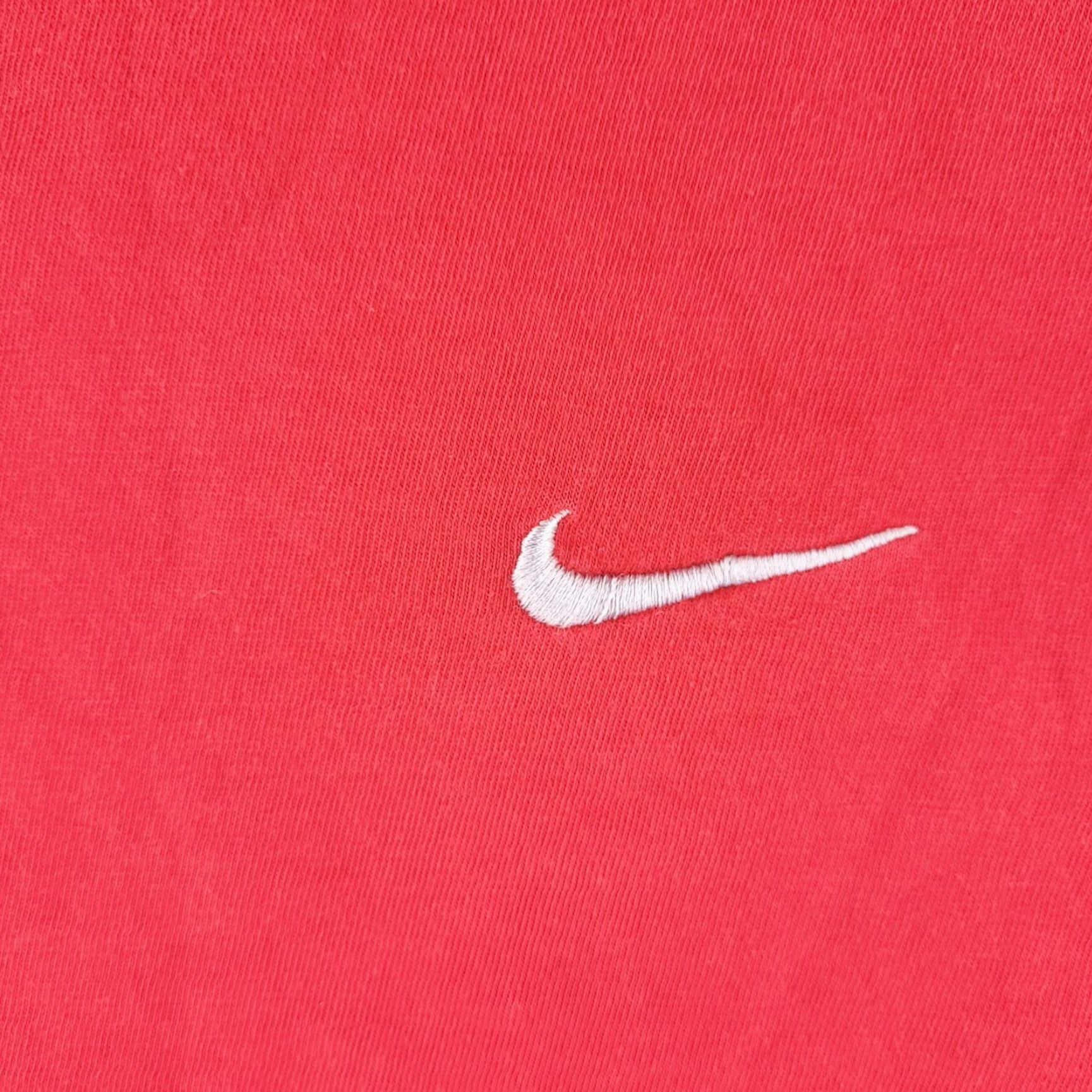 Nike Nike Shirt Mens XL Red Short Sleeve Crewneck Tee Distressed Swoosh Logo Size US XL / EU 56 / 4 - 2 Thumbnail