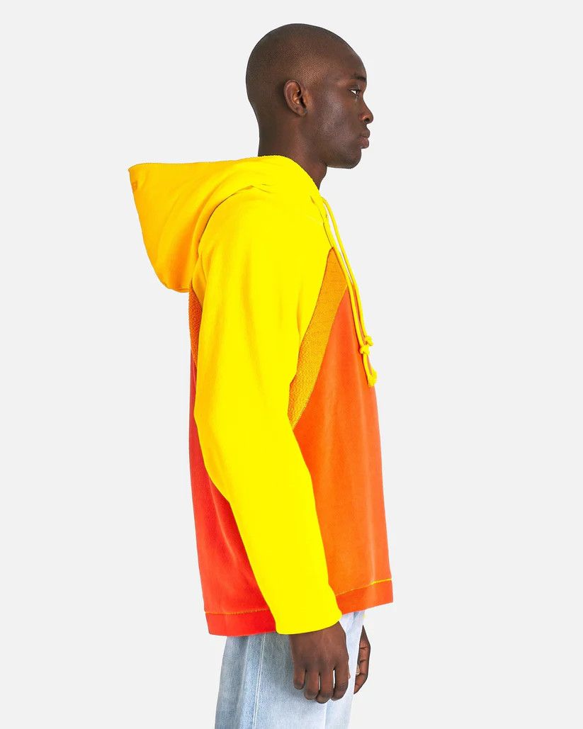 ERL o1s1v1r1oon0925 Rainbow Knit Hoodie in Orange Size US XXL / EU 58 / 5 - 2 Thumbnail