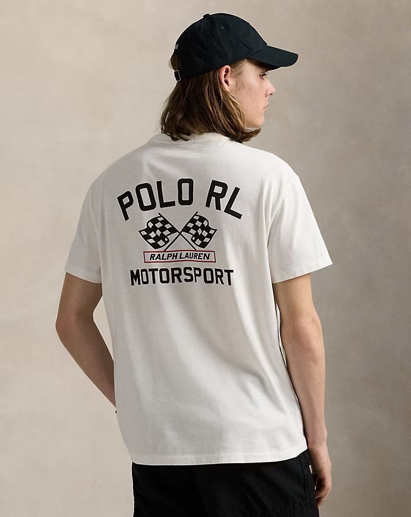 Polo Ralph Lauren Polo Ralph Lauren Classic Fit Slub Jersey Graphic T-Shirt Size US XXL / EU 58 / 5 - 1 Thumbnail