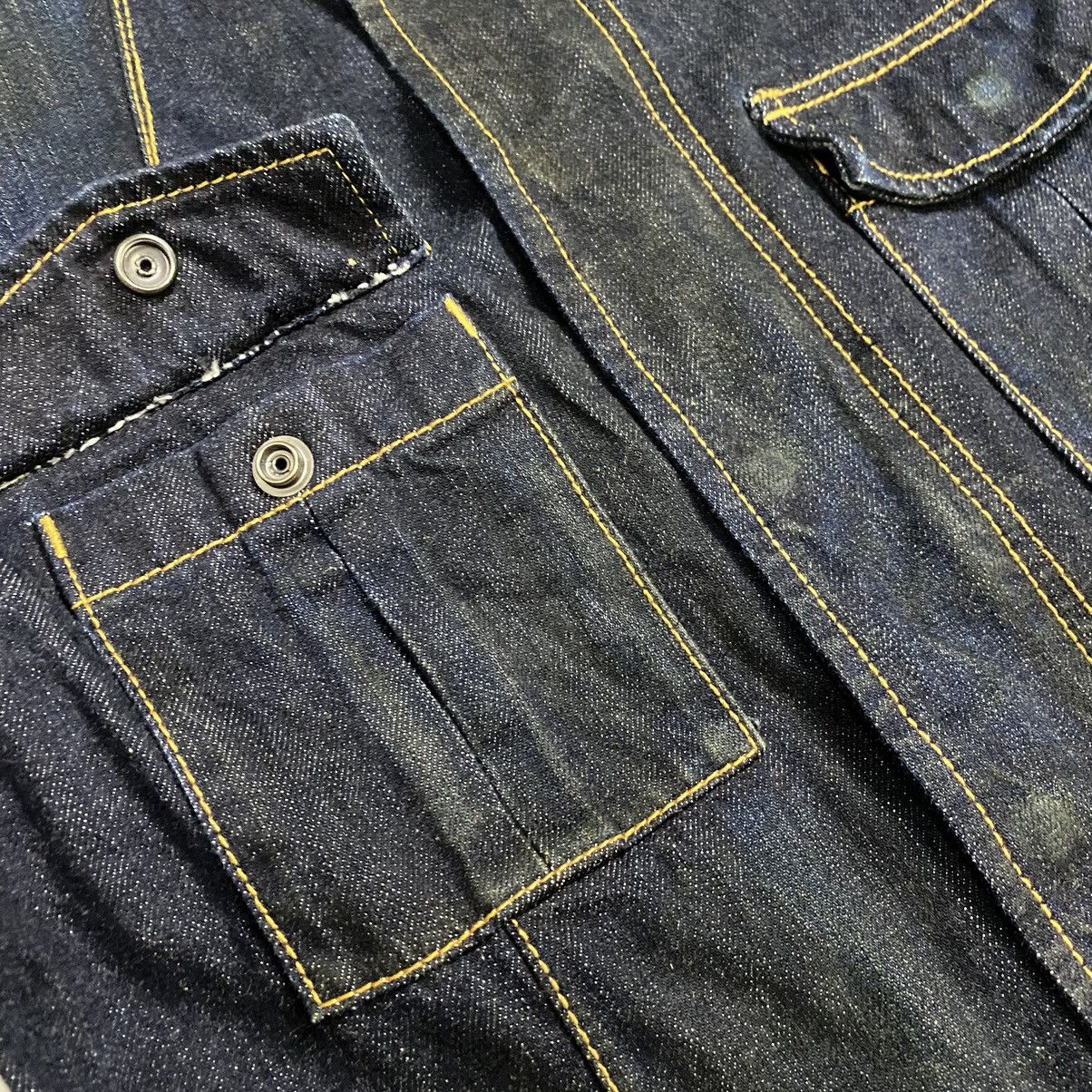 Japanese Brand Denim Bush Jacket Indigo Blue Size US S / EU 44-46 / 1 - 25 Thumbnail
