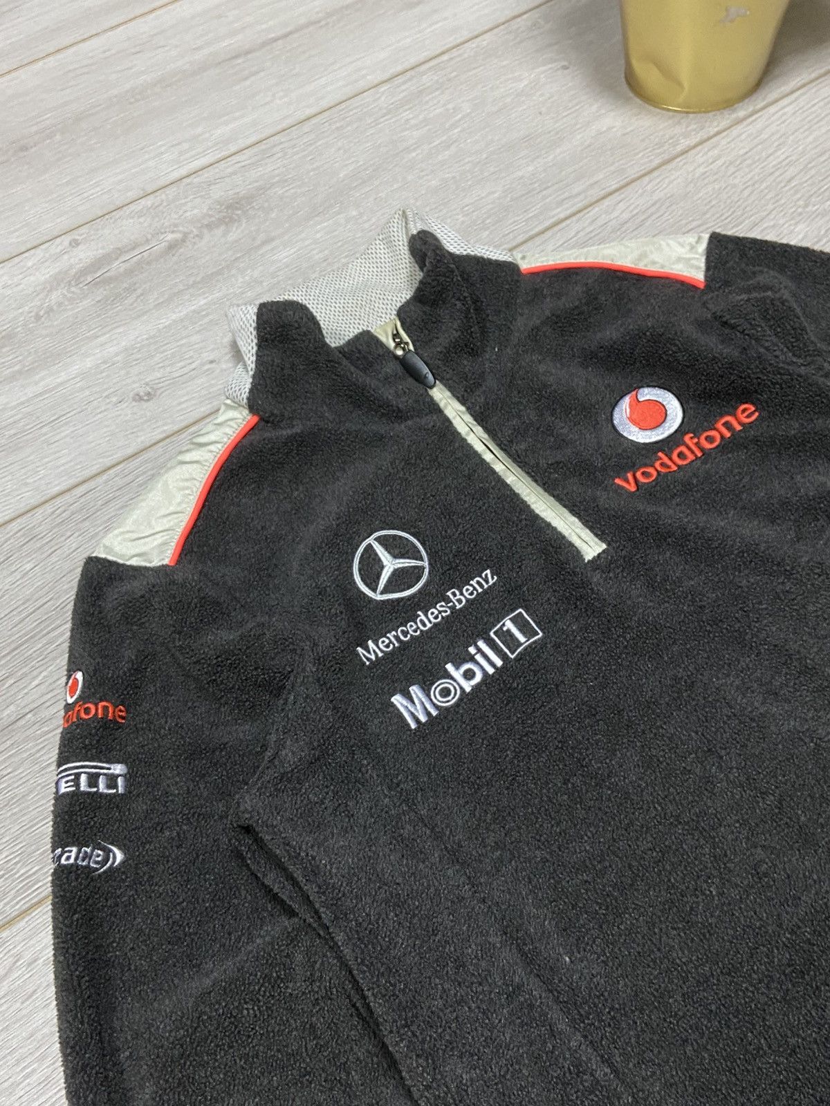 Hugo Boss Mercedes Mclaren Boss Vodafone vintage Half Zip 1/4 fleece Size US XS / EU 42 / 0 - 4 Thumbnail