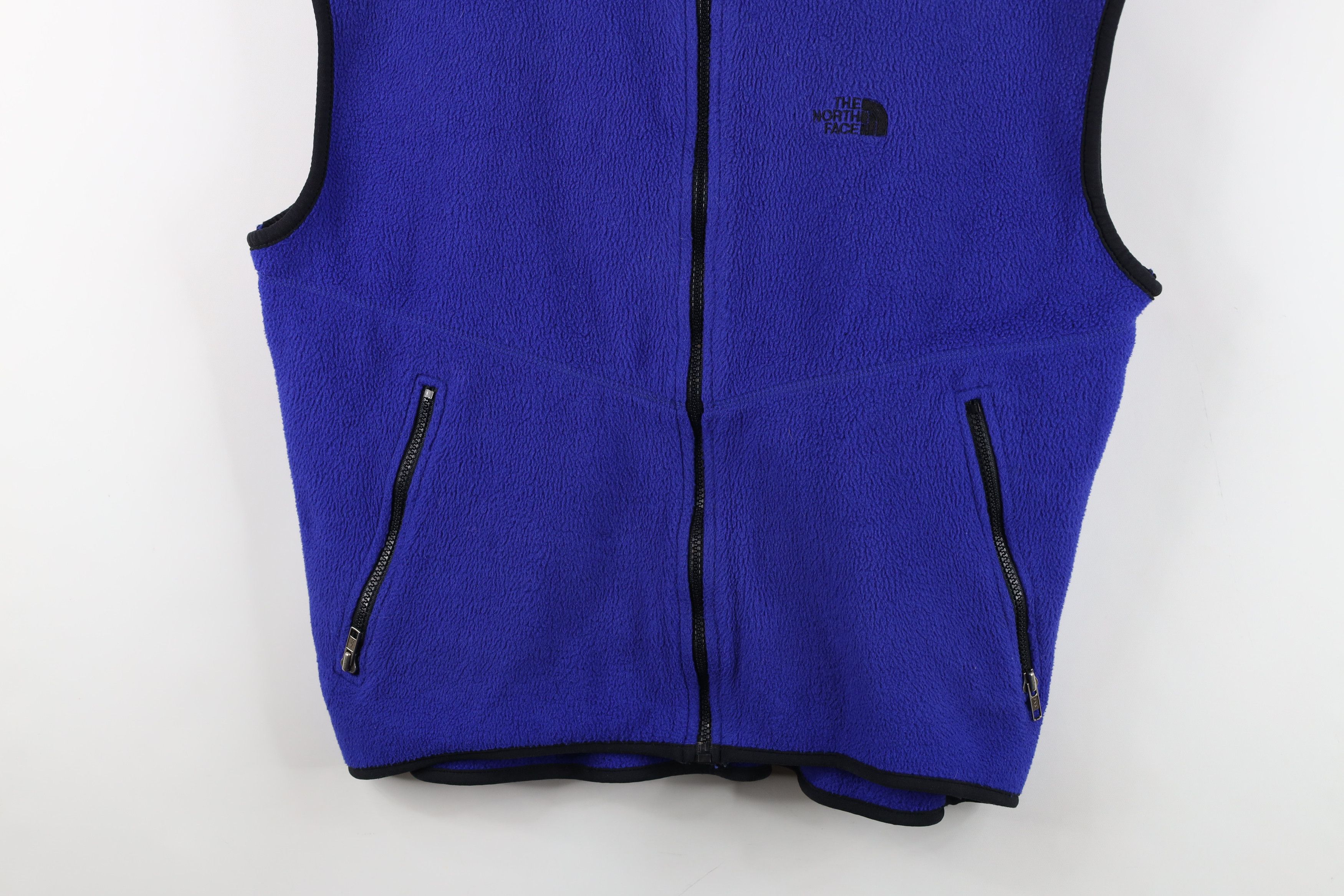 The North Face Vintage 90s The North Face Full Zip Fleece Vest Jacket USA Size US L / EU 52-54 / 3 - 3 Thumbnail