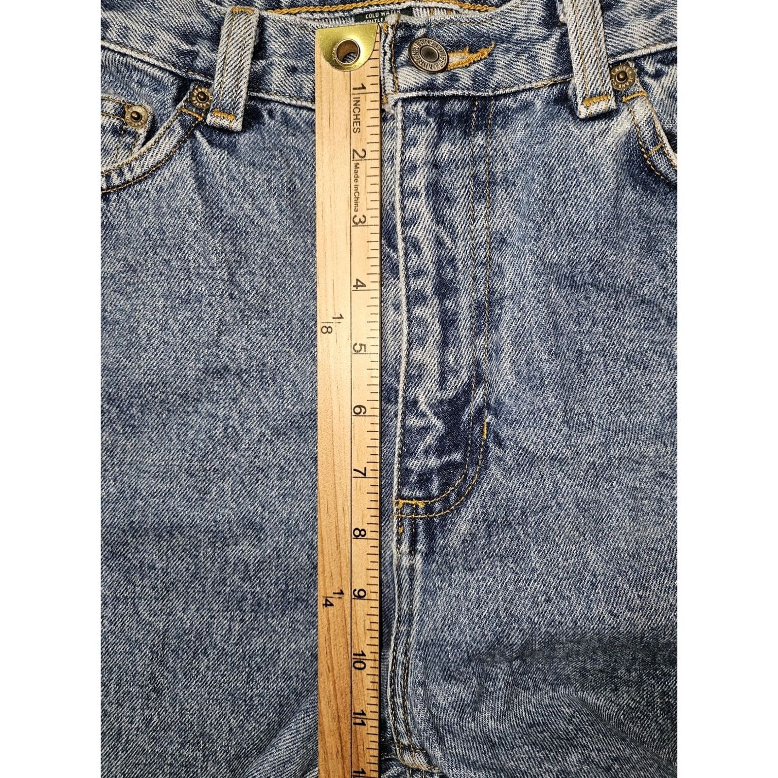 CO Lauren Jeans Co Ralph Lauren Jeans Womens 12 Blue High Rise Tapered Denim Jeans Size 34" / US 12 / IT 48 - 4 Thumbnail