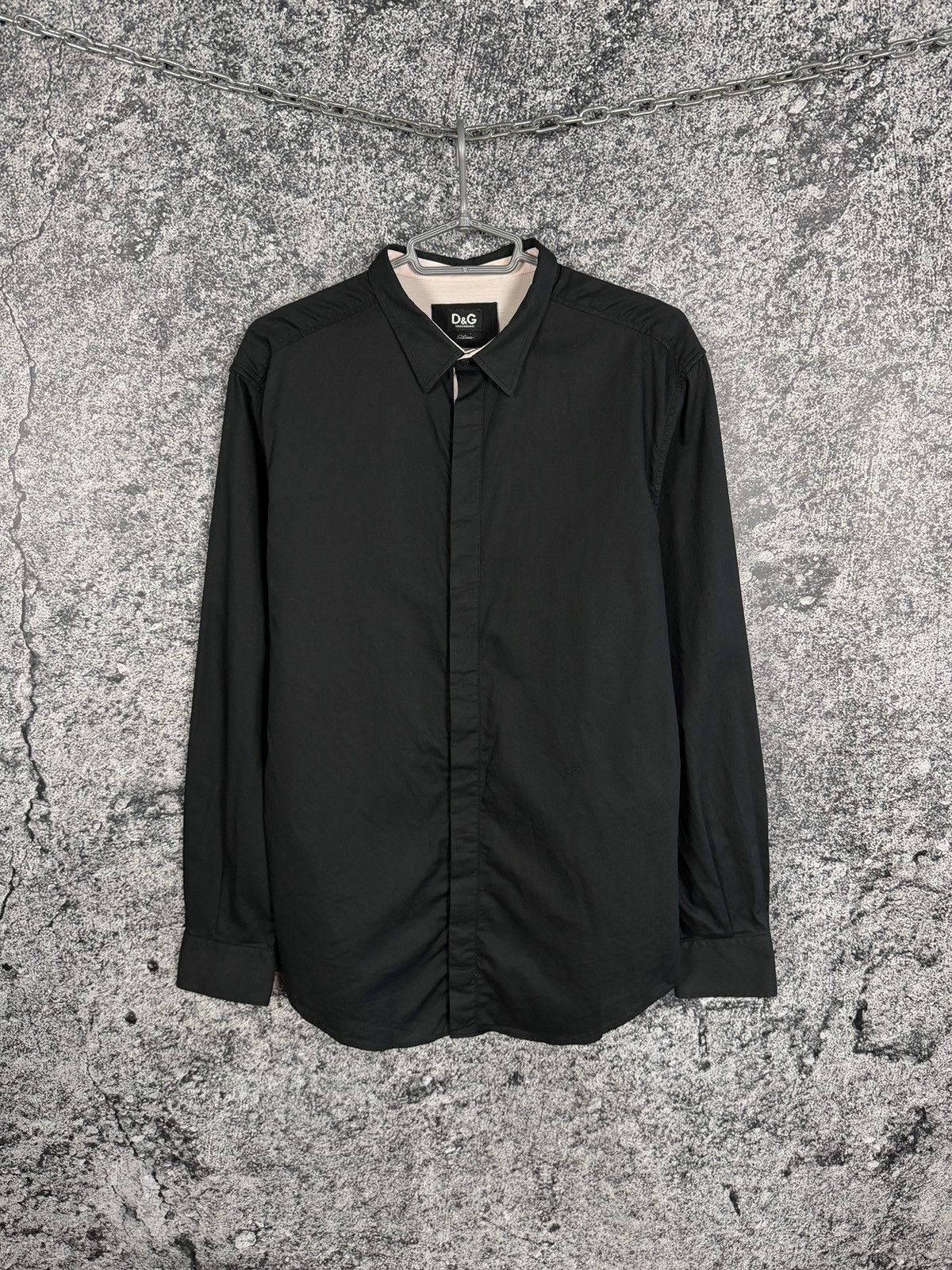 Dolce & Gabbana Dolce Gabbana Long Sleeve Slim Shirt Button Up Italy Size 54 Size US L / EU 52-54 / 3 - 1 Thumbnail