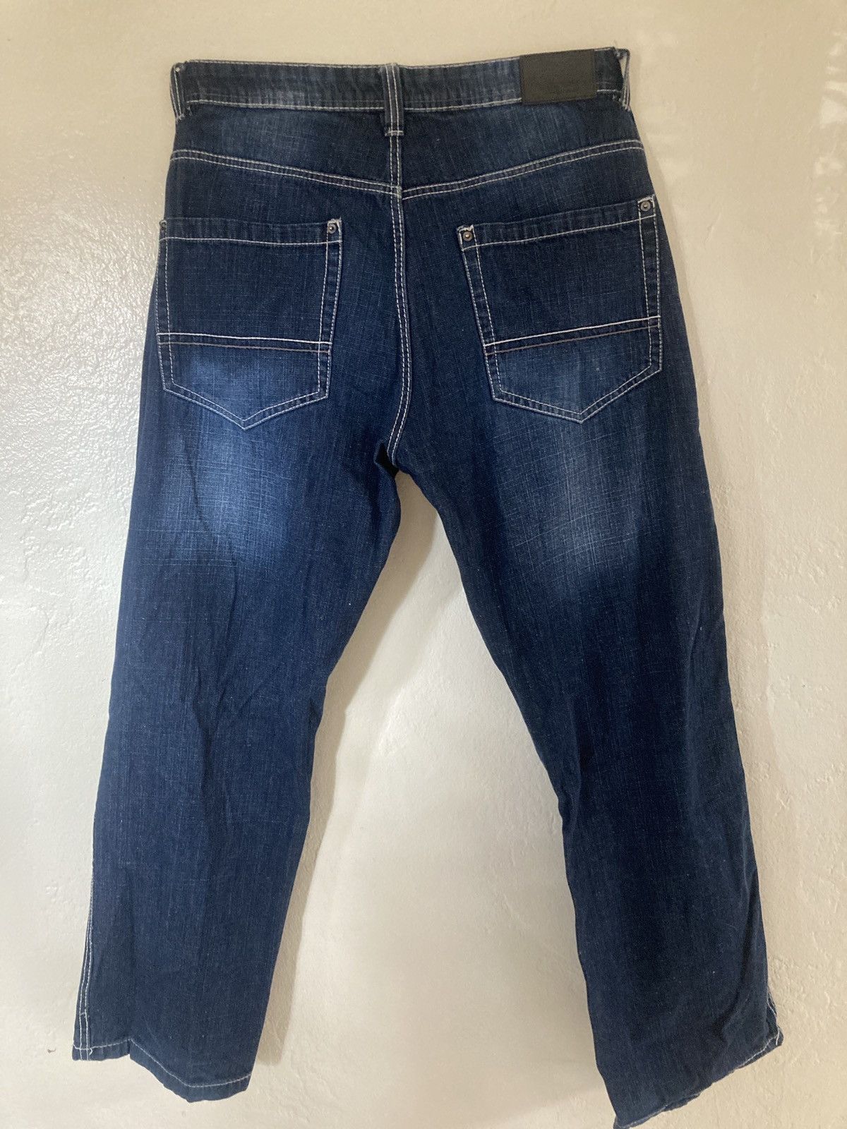Southpole × Vintage Y2K southpole relaxed fit contrast stitch blue jeans Size US 34 / EU 50 - 3 Thumbnail