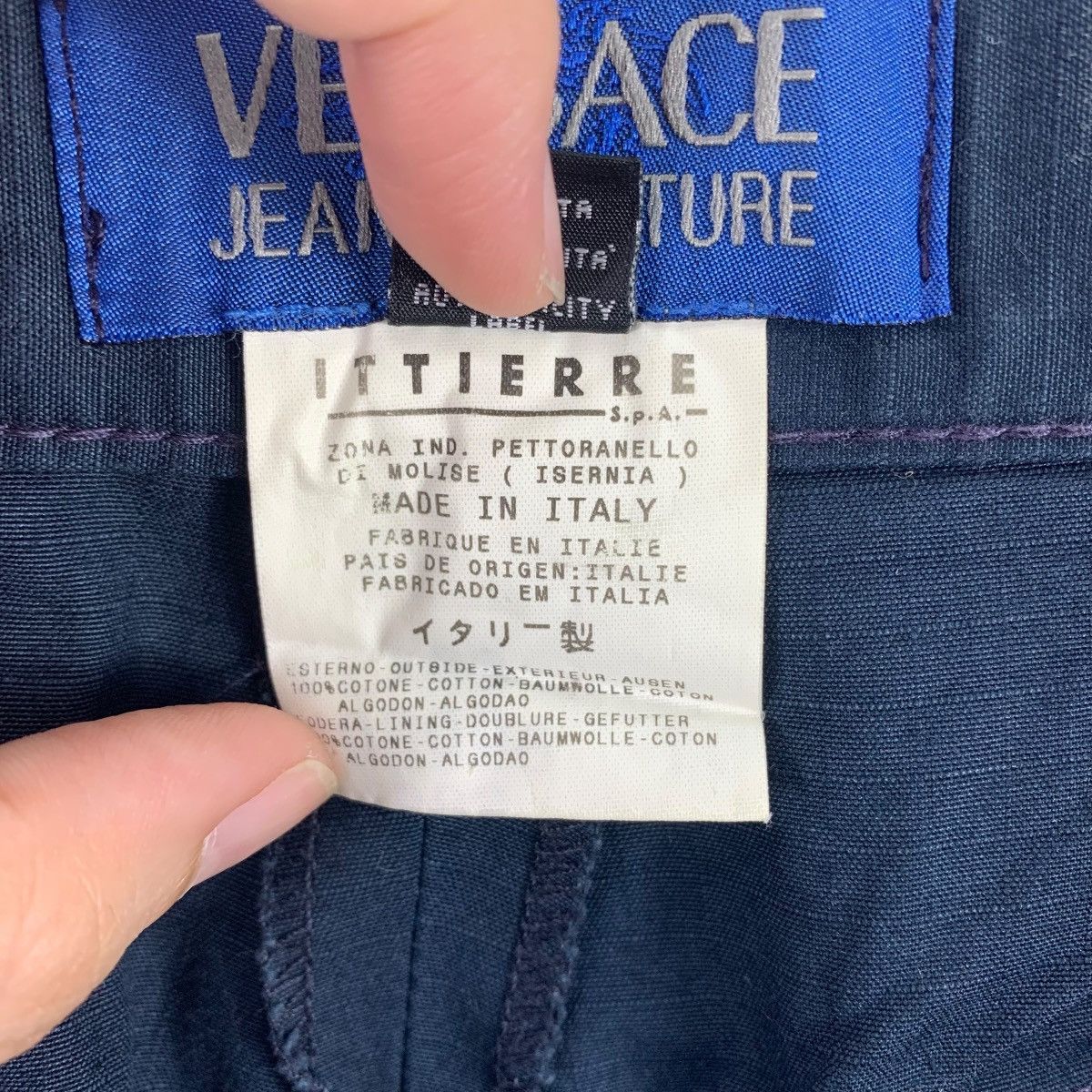 Versace VERSACE JEANS COUTURE ripstop single pocket cargo pants Size US 32 / EU 48 - 23 Thumbnail