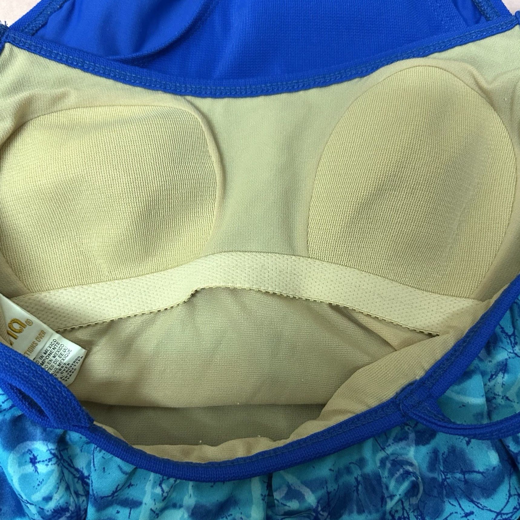 Vintage VINTAGE Sirena Swimsuit Retro Blue Bubble Top One Piece Size 8 Size M / US 6-8 / IT 42-44 - 4 Thumbnail