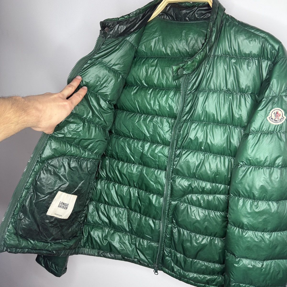 Moncler Moncler Puffer Down Jacket Longue Saison Emerald Green Size US L / EU 52-54 / 3 - 11 Thumbnail