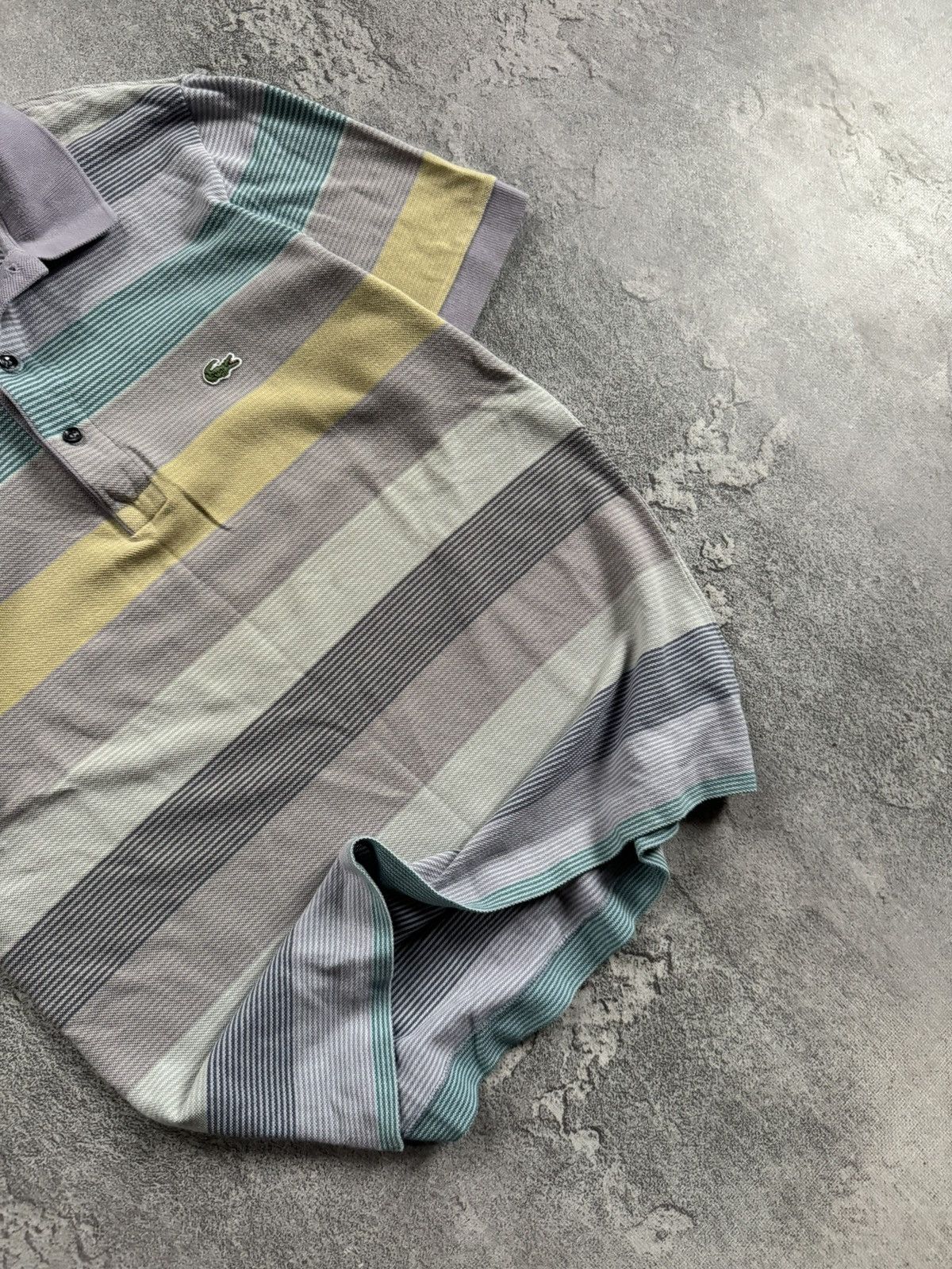 Lacoste Lacoste 3/size striped multicolour polo tee T-shirts casual Size US S / EU 44-46 / 1 - 3 Thumbnail