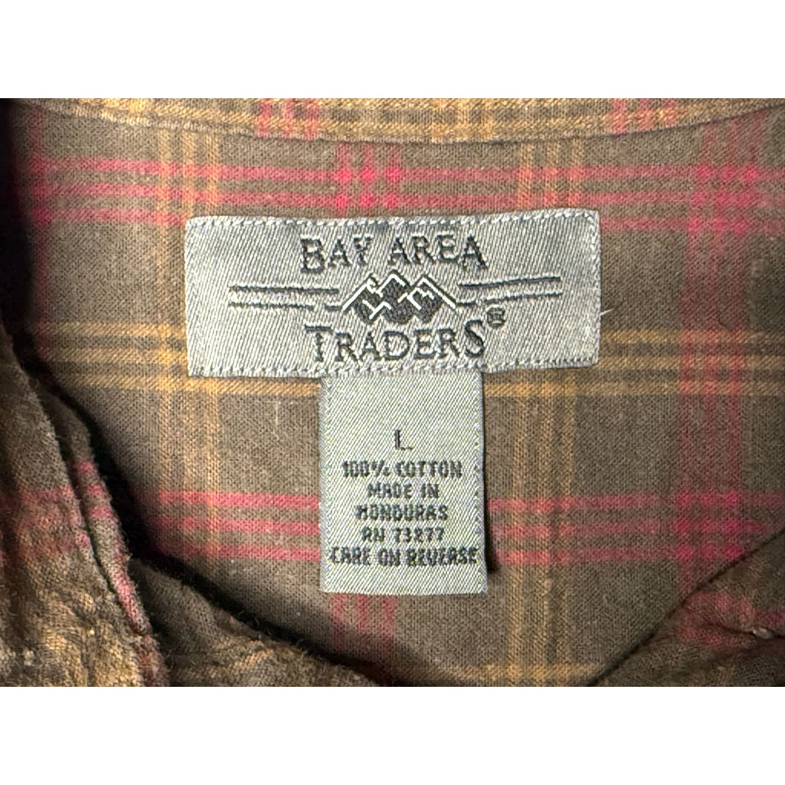 Vintage Vintage 90s Bay Area Traders Button Down Flannel Shirt Large Size US L / EU 52-54 / 3 - 3 Thumbnail