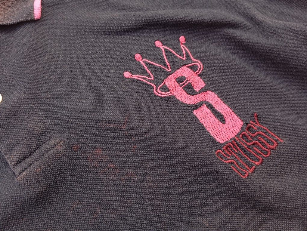 Stussy VTG Y2K 2000s Stussy 🎱🎲 Polo shirt embroidered 🪡 🧵 Size US M / EU 48-50 / 2 - 7 Thumbnail