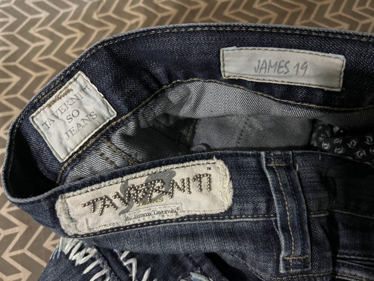 Jimmy Taverniti Vintage Taverniti So Jeans James 19 Fade Blue Denim Flare Size US 36 / EU 52 - 21 Thumbnail