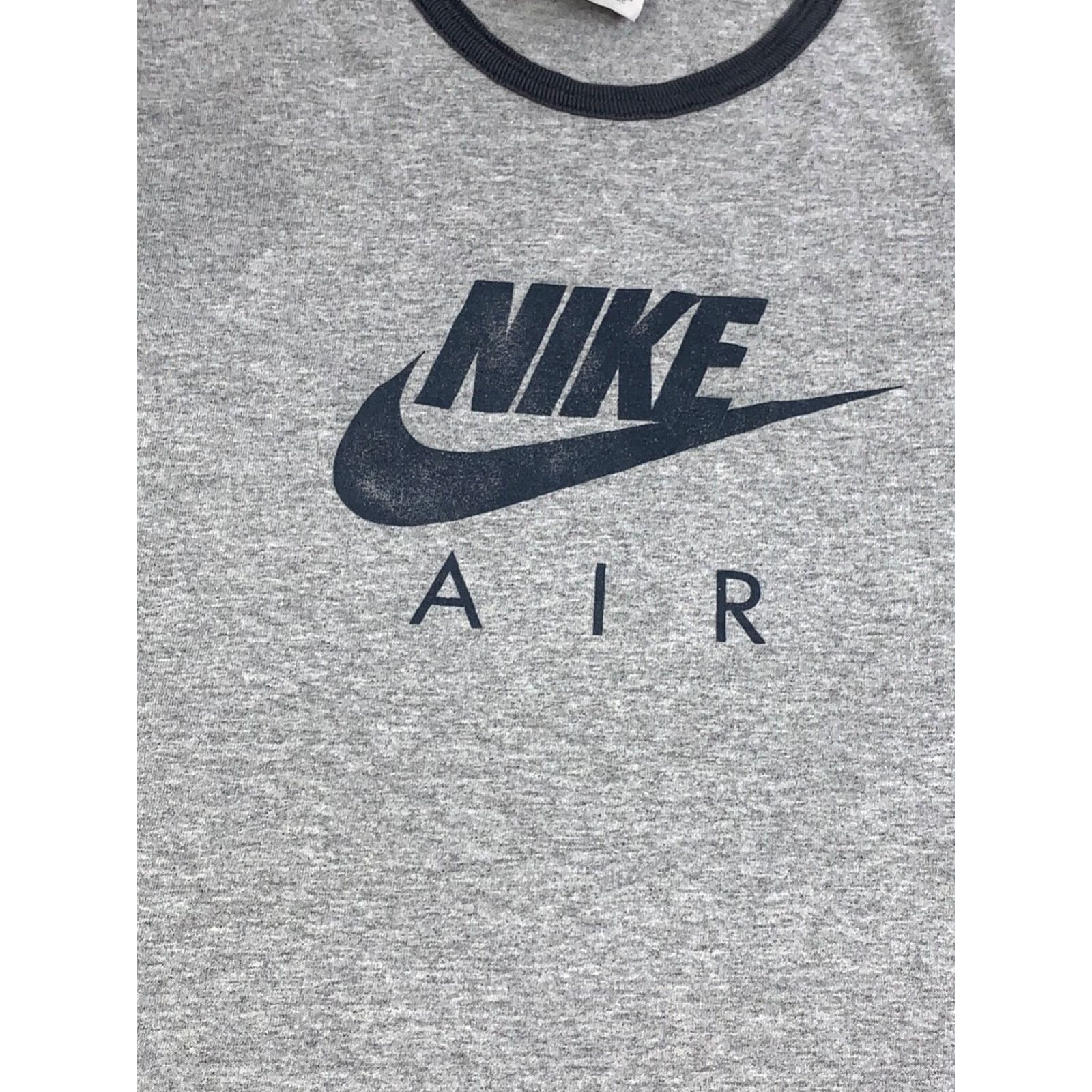 Nike VINTAGE Nike Air Ringer Shirt Mens XL Gray Short Sleeve Crew Neck T-Shirt Y2K 11778 Size US XL / EU 56 / 4 - 3 Thumbnail