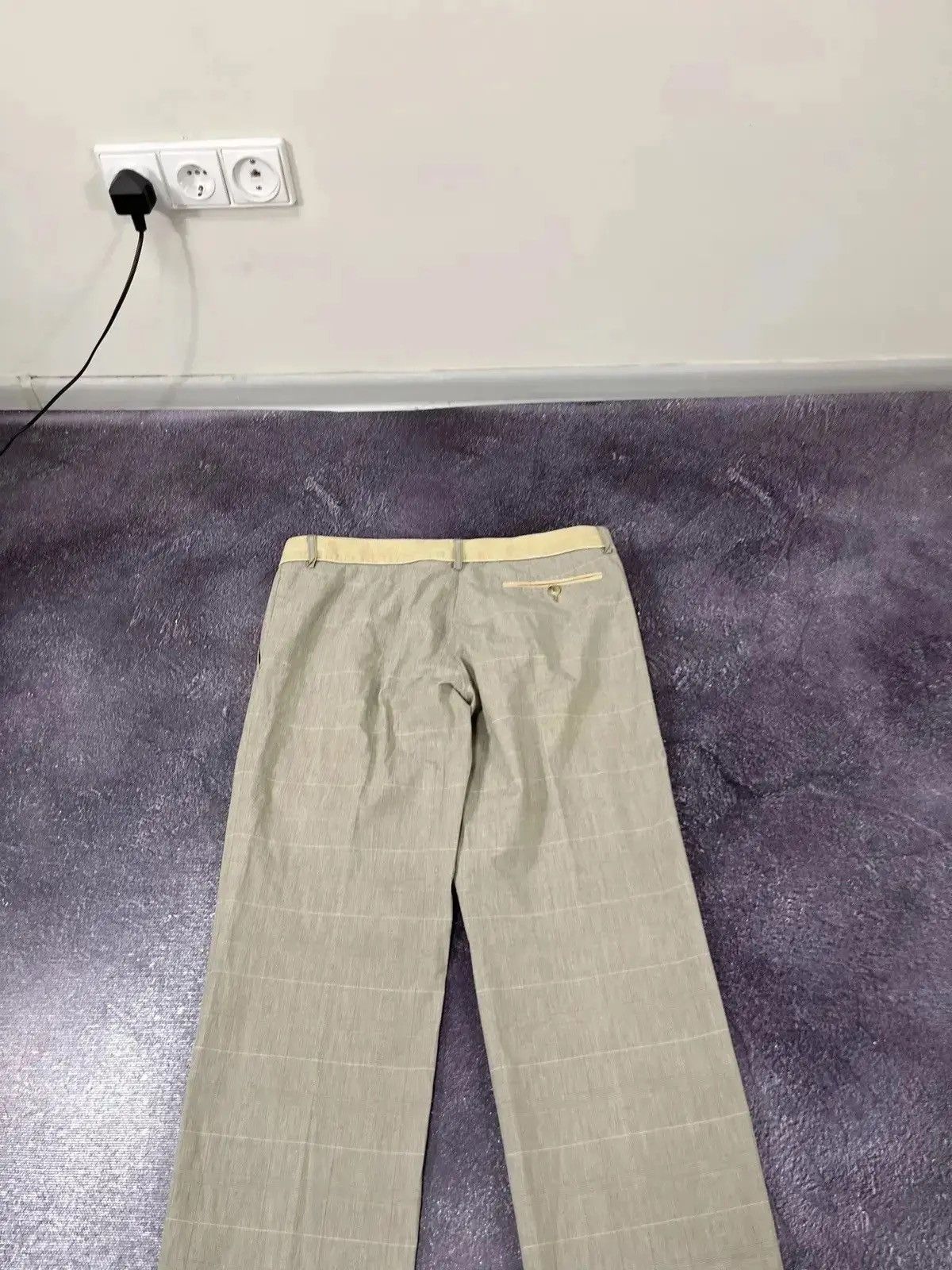 Dolce & Gabbana × Vintage Vintage Dolce & Gabbana Women's Rare Checkered Baggy Pants Size 34" / US 12 / IT 48 - 8 Thumbnail