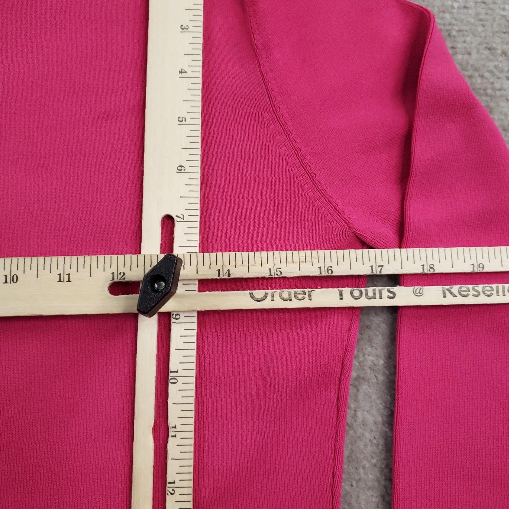 Pinko QUEST-CE QUE C'EST? Sweater Womens Medium Pink Turtleneck Pullover Viscose Nylon Size M / US 6-8 / IT 42-44 - 5 Thumbnail