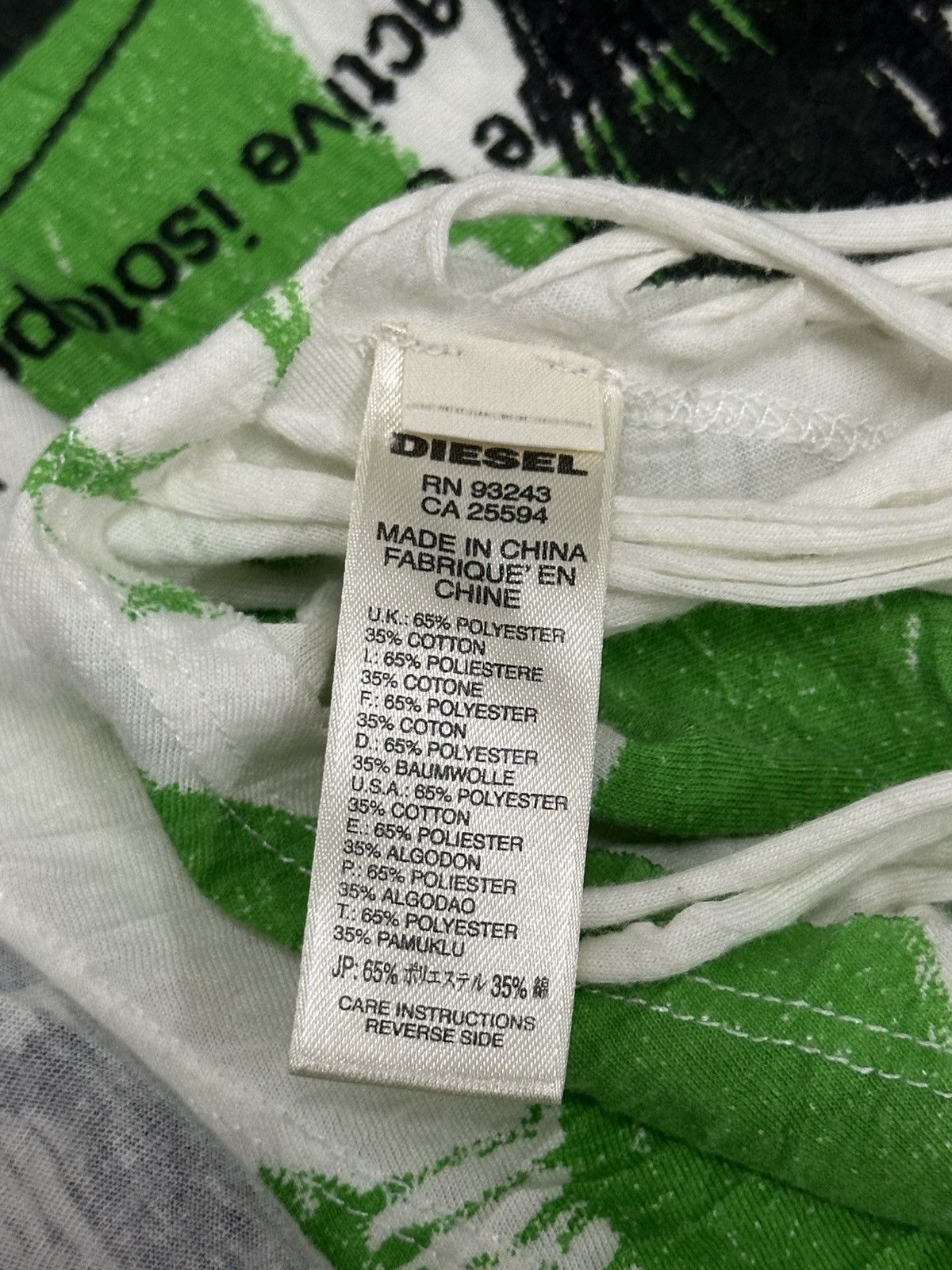 Diesel Diesel Poem Seditionaries Scarf Size ONE SIZE - 9 Thumbnail