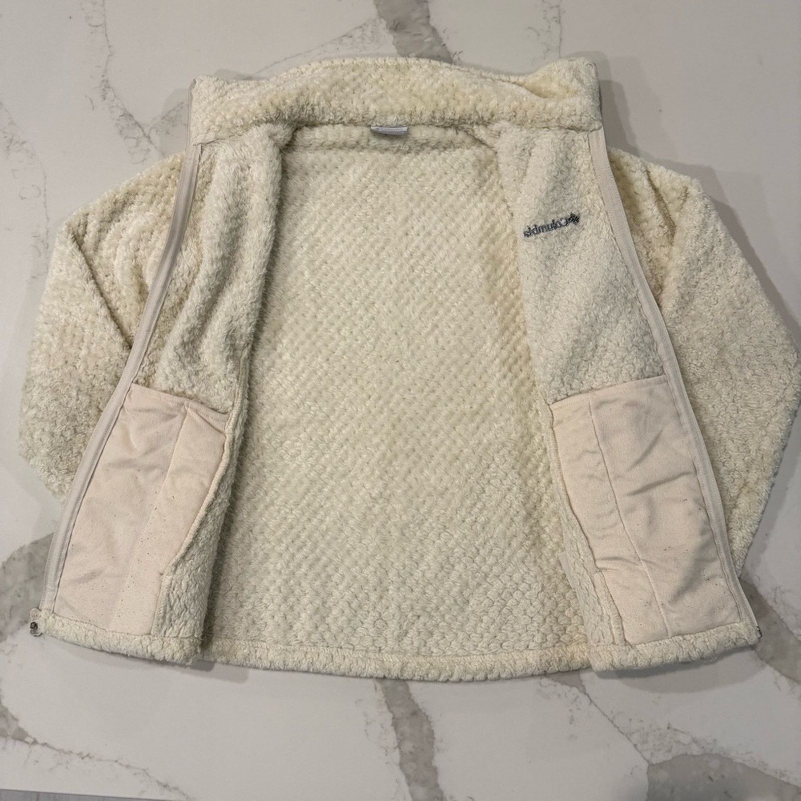 Columbia Columbia Sherpa Full Zip Textured Fleece Jacket Womens Small Size S / US 4 / IT 40 - 7 Thumbnail