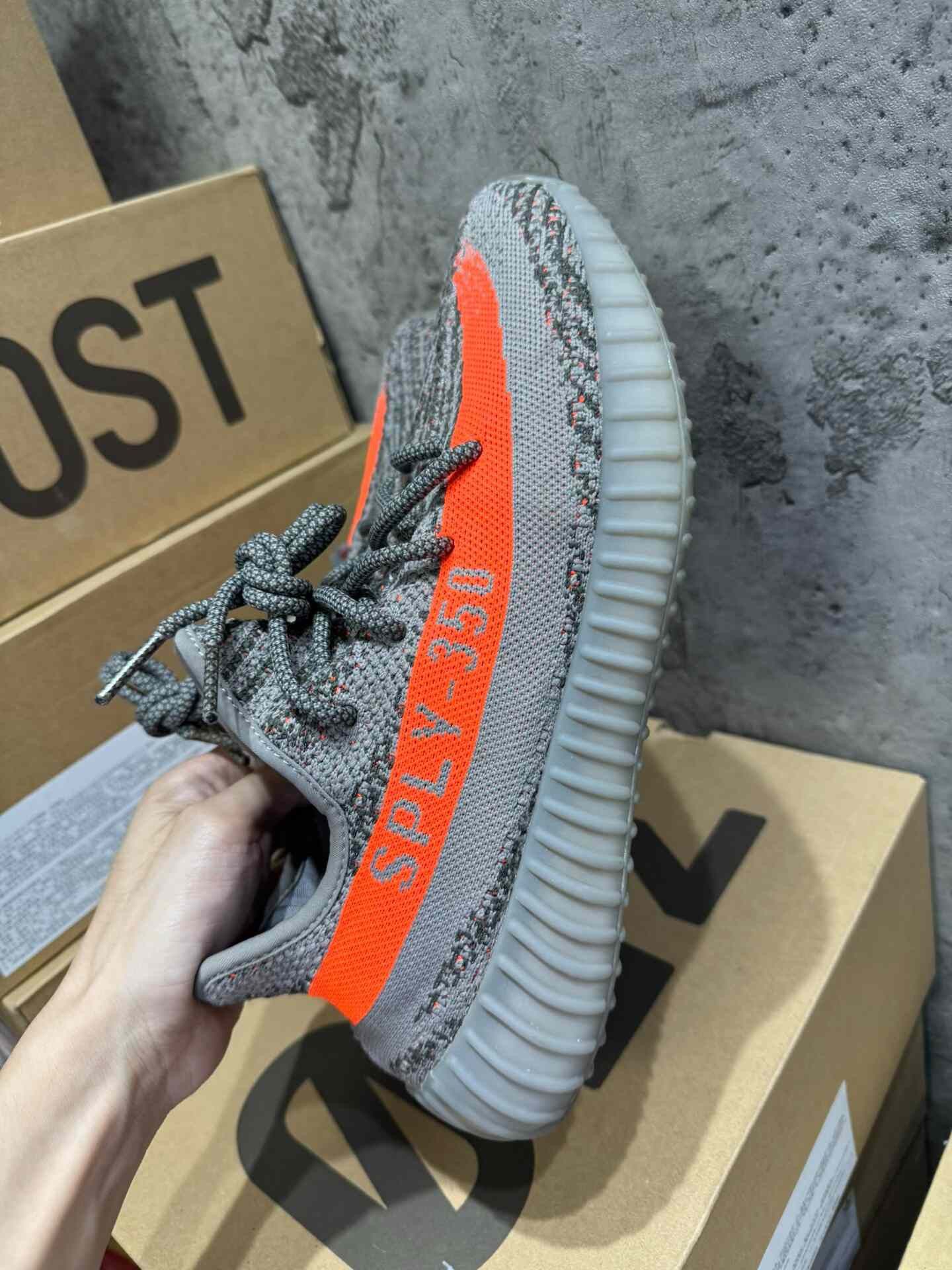 Adidas Adidas YEEZY350 Gray Lowtop Sneakers 42 Men Size US 9 / EU 42 - 1 Thumbnail